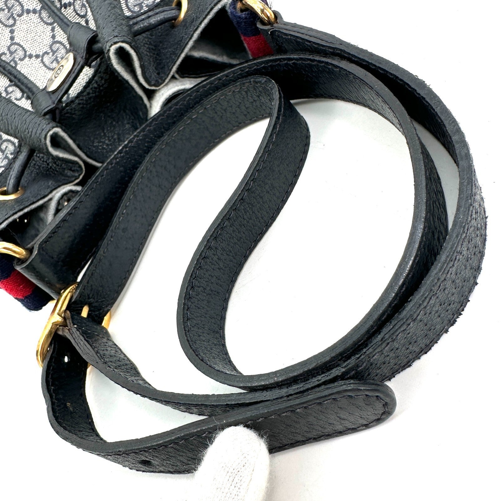 Gucci Sherry Shoulder Bag - Navy, Leather