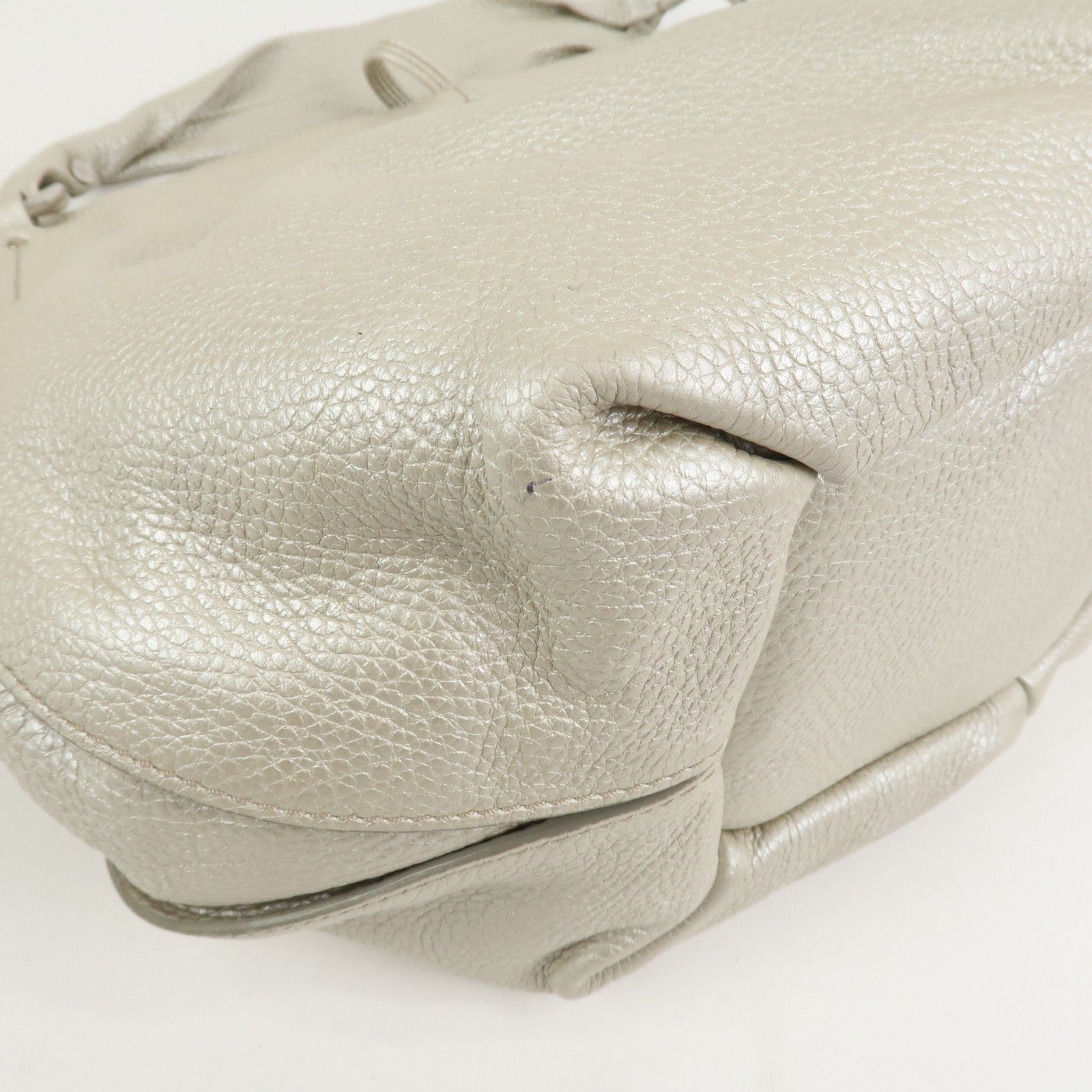 Celine Shoulder Bag Tote Bag - Silver, Leather