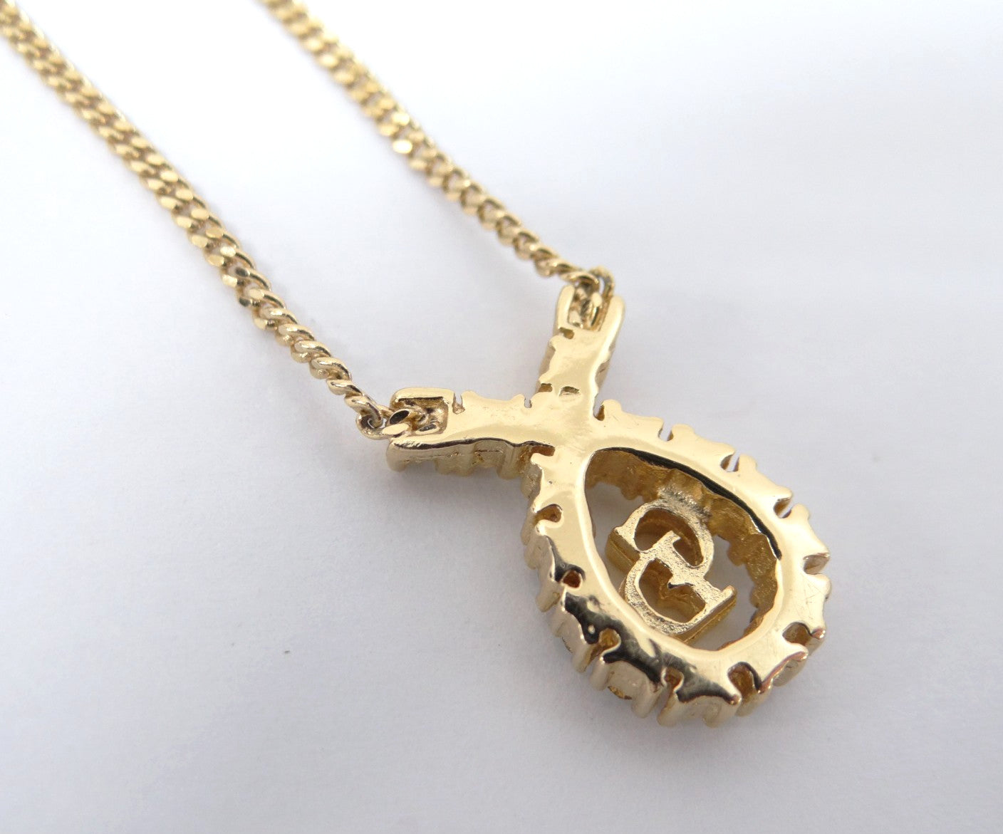 Dior Chain Necklace Pendant - Gold, Metal