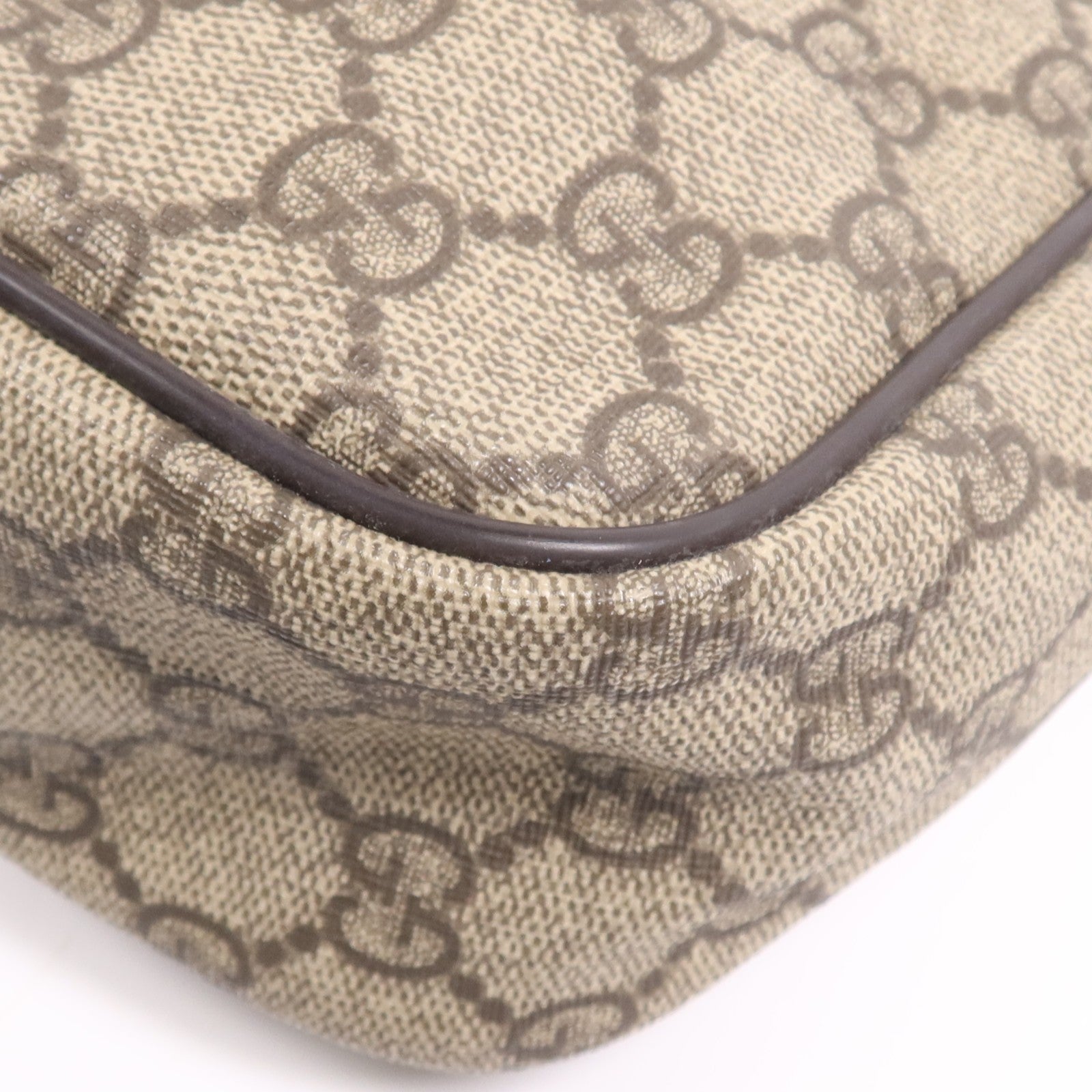 Gucci GG GHW Shoulder Bag - Brown, Coated Canvas