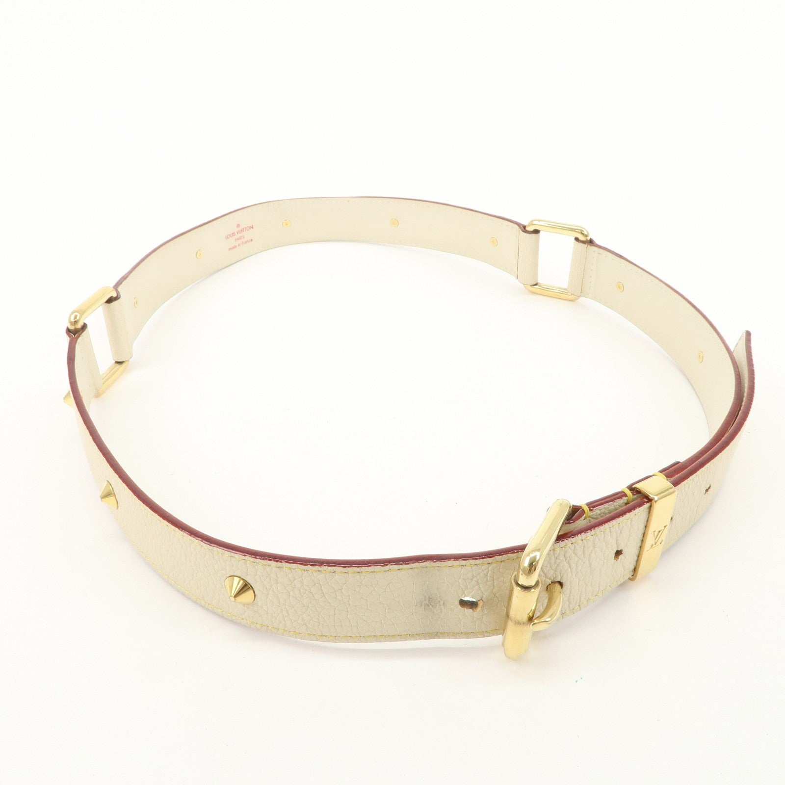 Louis Vuitton Ceinture Suhari Belt - Blanc, Leather