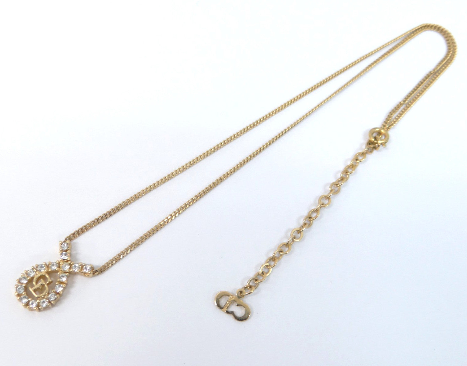 Dior Chain Necklace Pendant - Gold, Metal