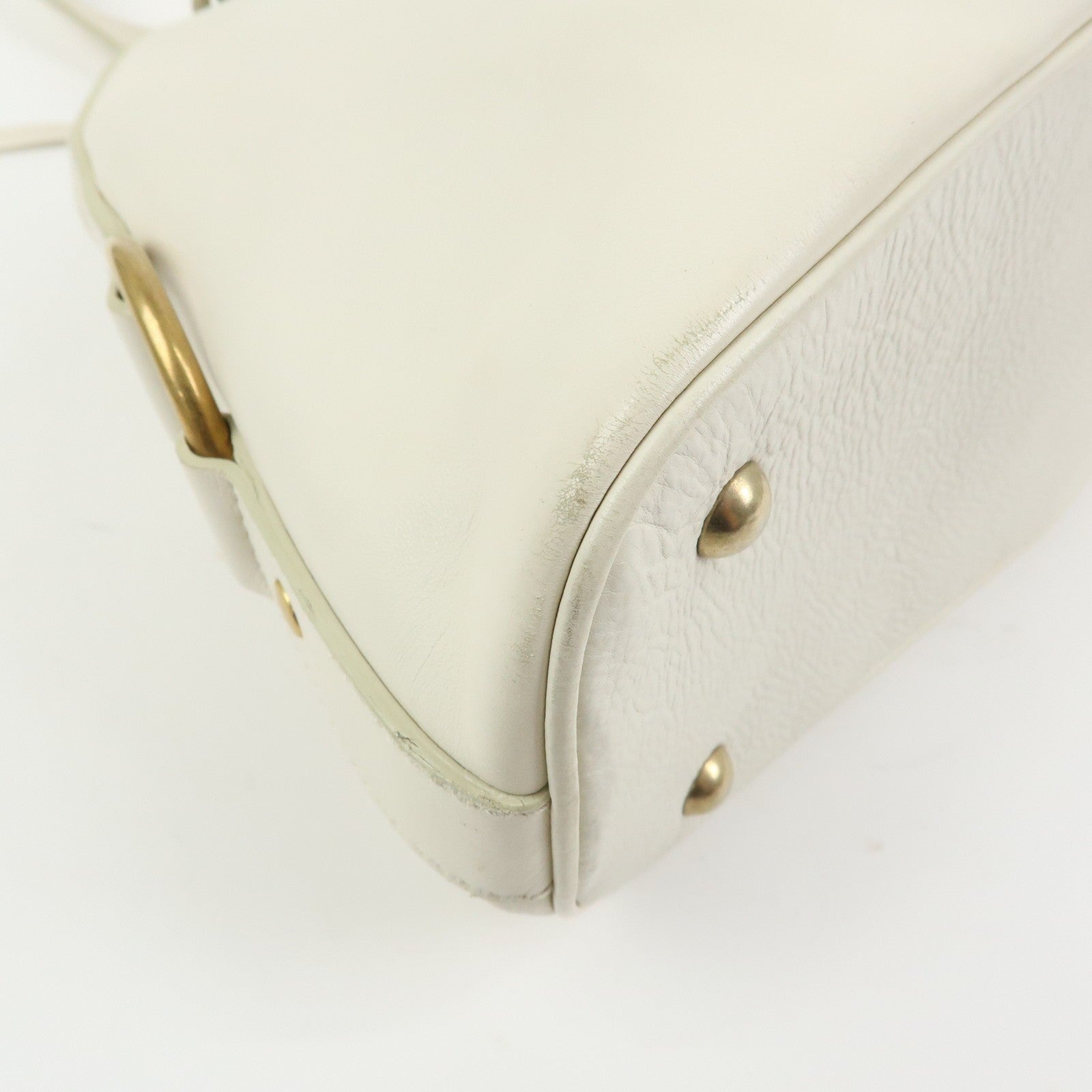 Saint Laurent Muse Y Line Hand Bag - Ivory, Leather