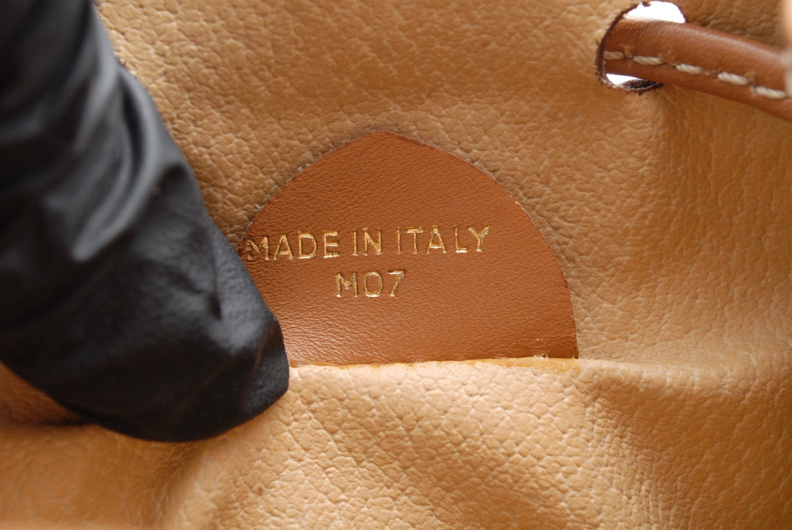 Celine Macadam Drawstring Bucket Mini Shoulder Bag - Brown, PVC