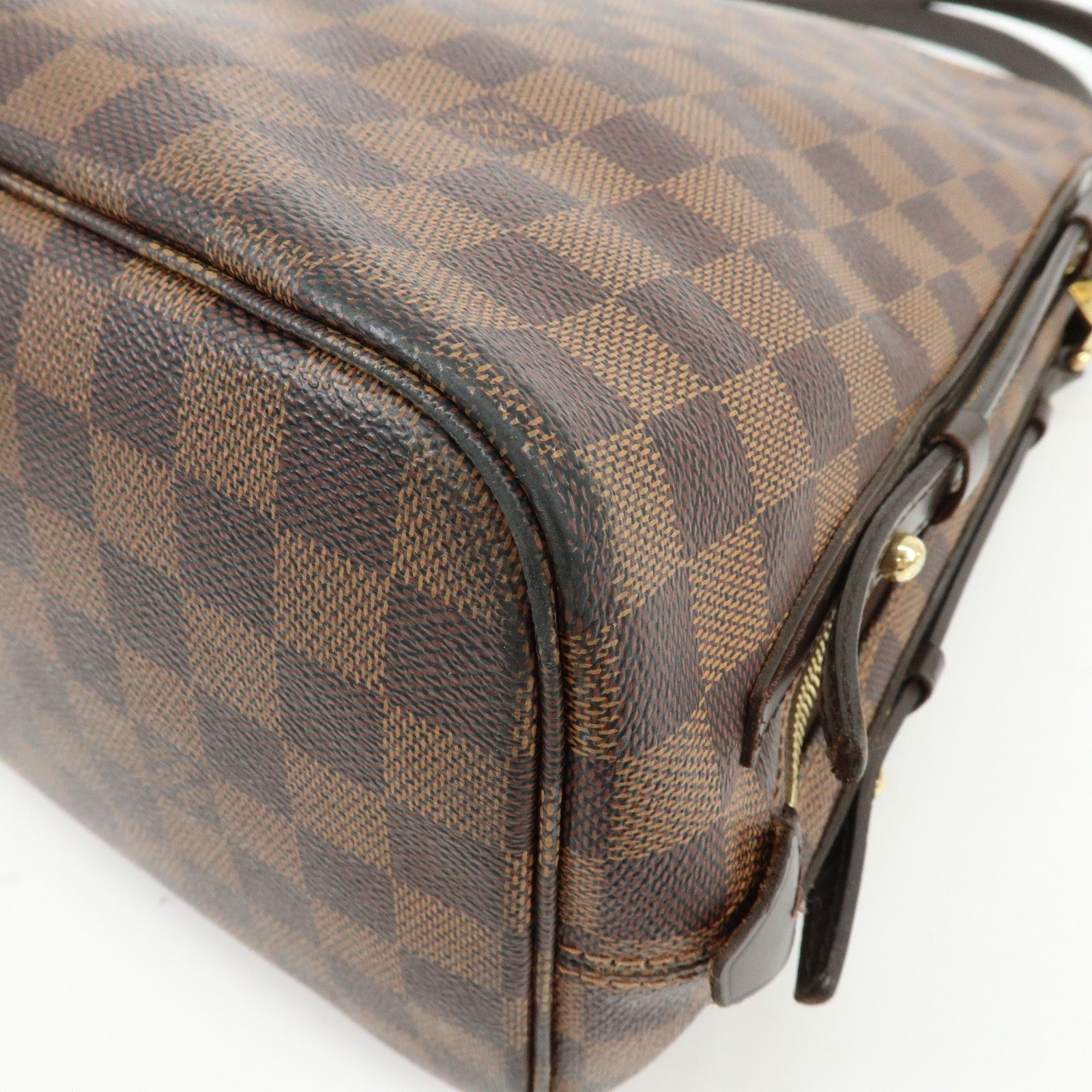 Louis Vuitton Damier Ebene Cabas Rivington Canvas Shoulder Bag