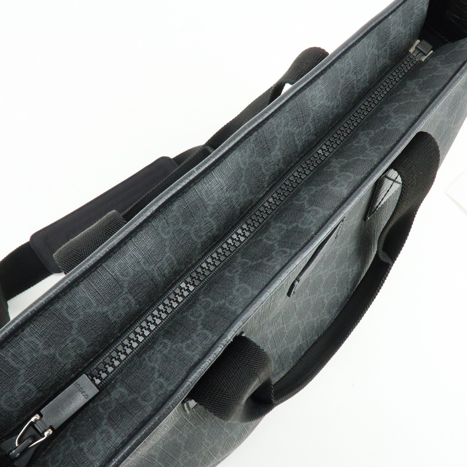 GUCCI GG Supreme 2Way Bag Hand Bag Shoulder Bag Black