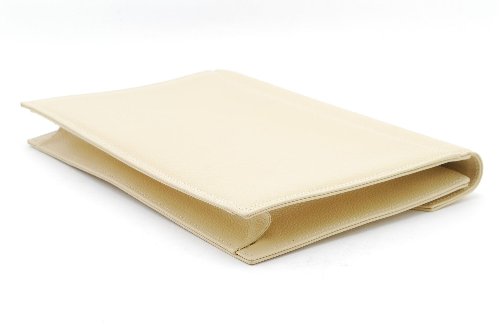 Saint Laurent Yves Saint Laurent Clutch Bag - Ivory, Leather