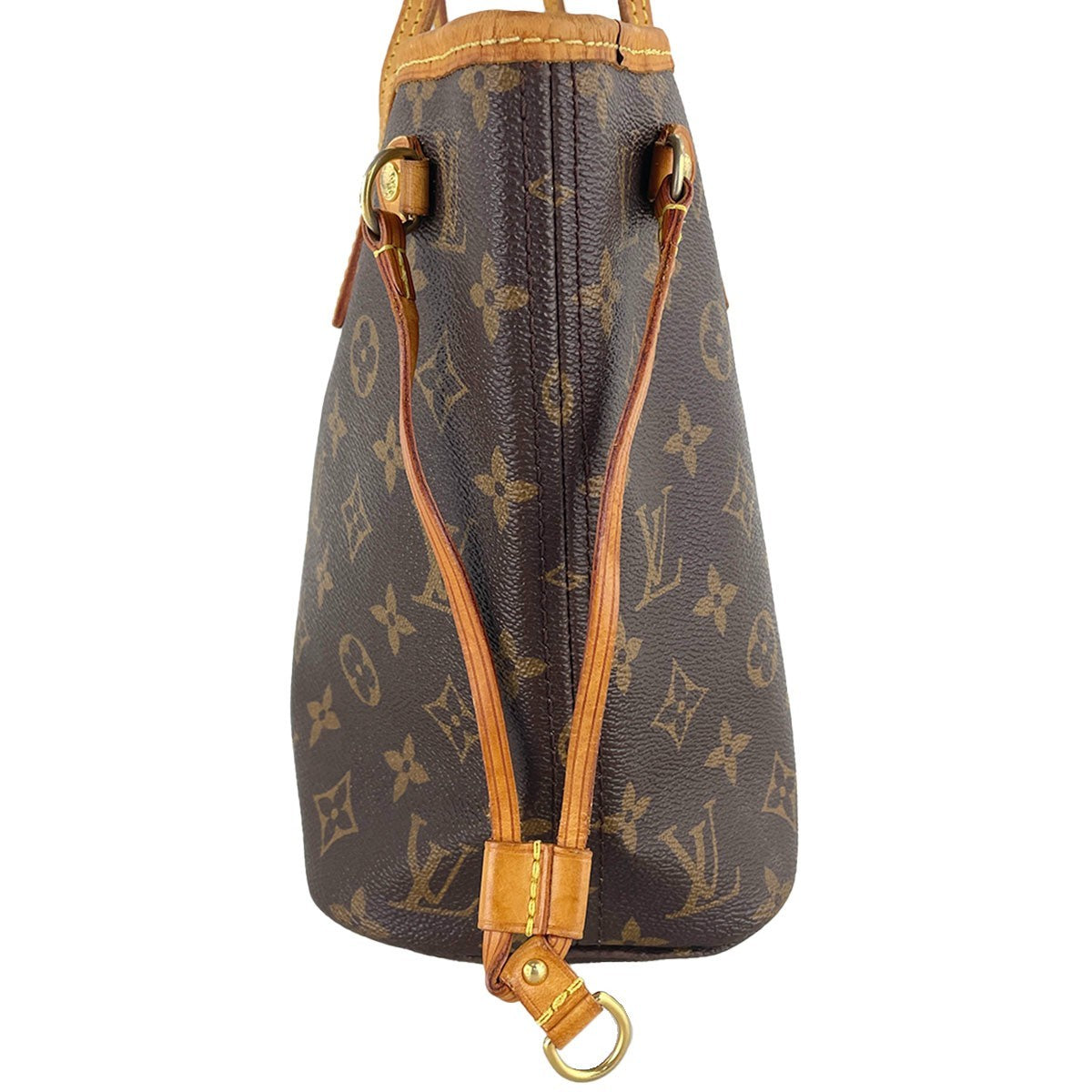 Louis Vuitton Neverfull PM Tote Bag - Brown, Coated Canvas
