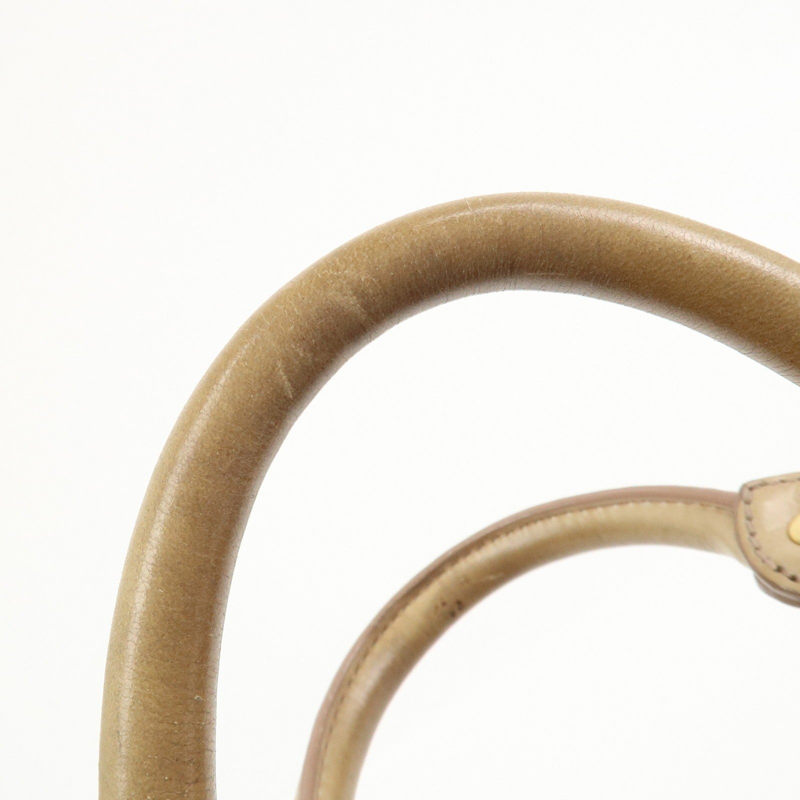 Miu Miu 2Way Hand Bag - Beige, Leather
