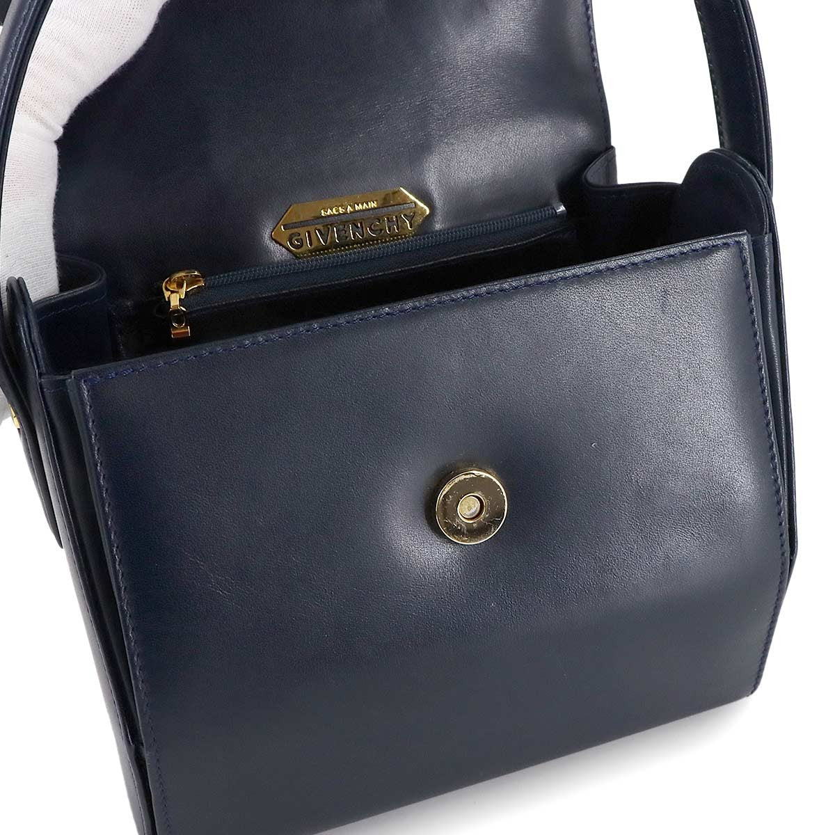 Givenchy Hand Bag - Navy, Leather