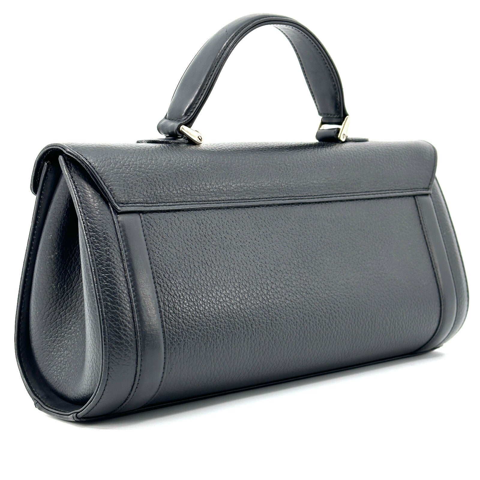 Burberry Vintage Hand Bag - Black, Leather