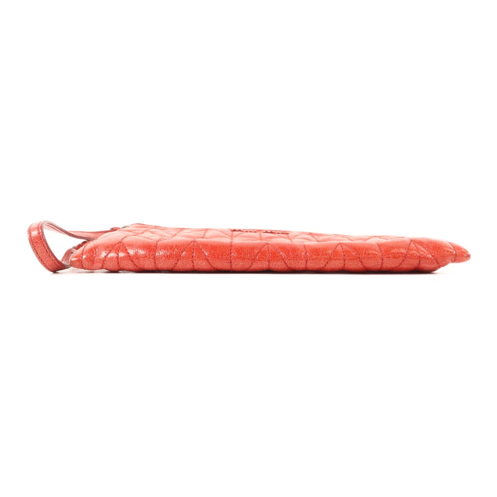 Miu Miu SHW Pouch - Red, Calfskin Leather