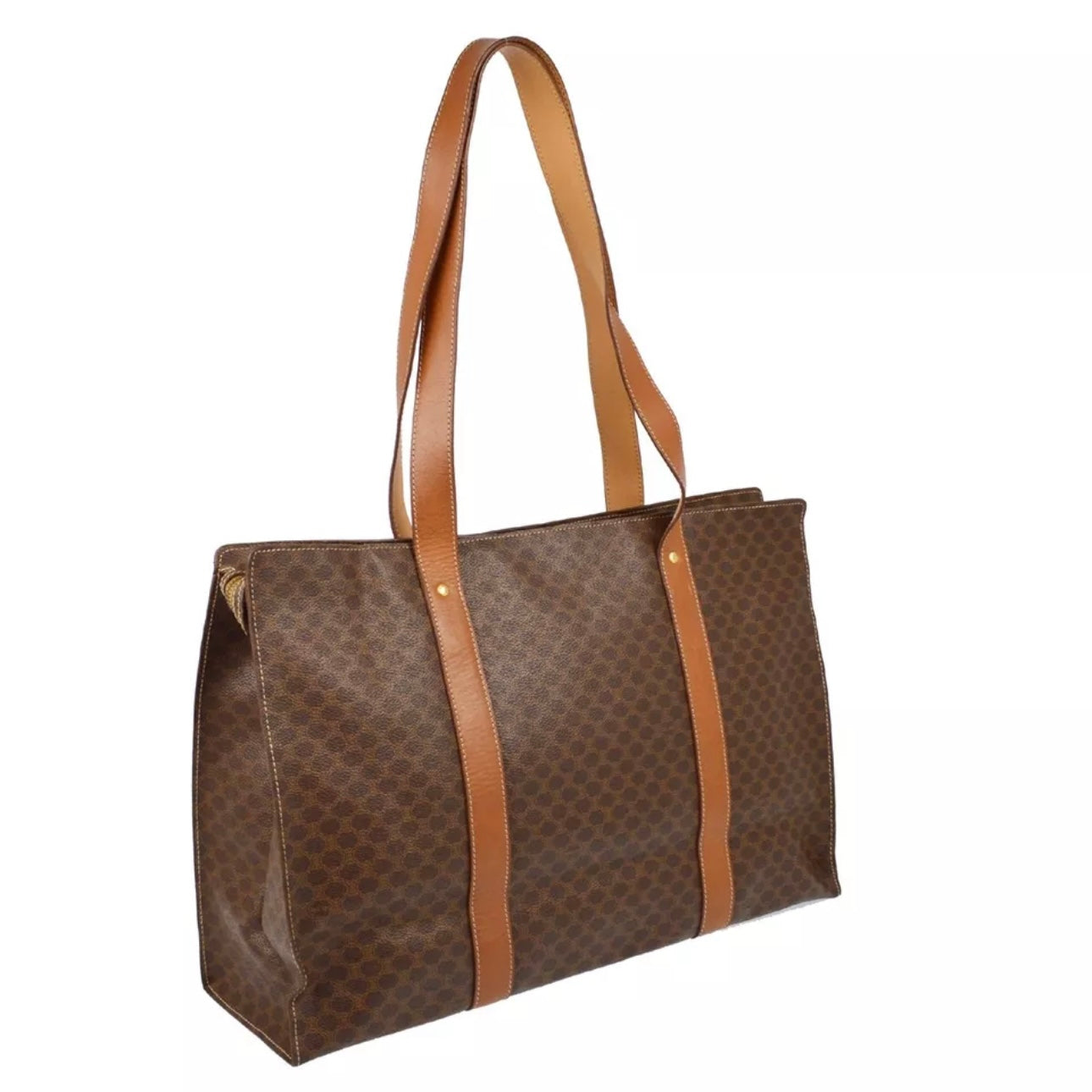Celine Brown Macadam Tote bag