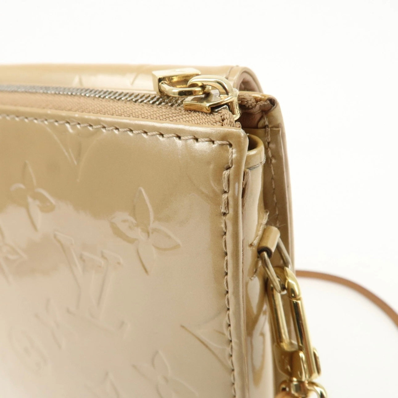 Louis Vuitton Monogram Vernis Motte Shoulder Bag Noisette