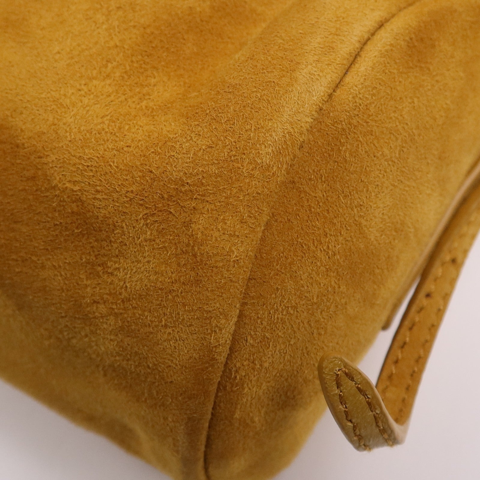 Miu Miu GHW Pouch Shoulder Bag - Yellow, Suede