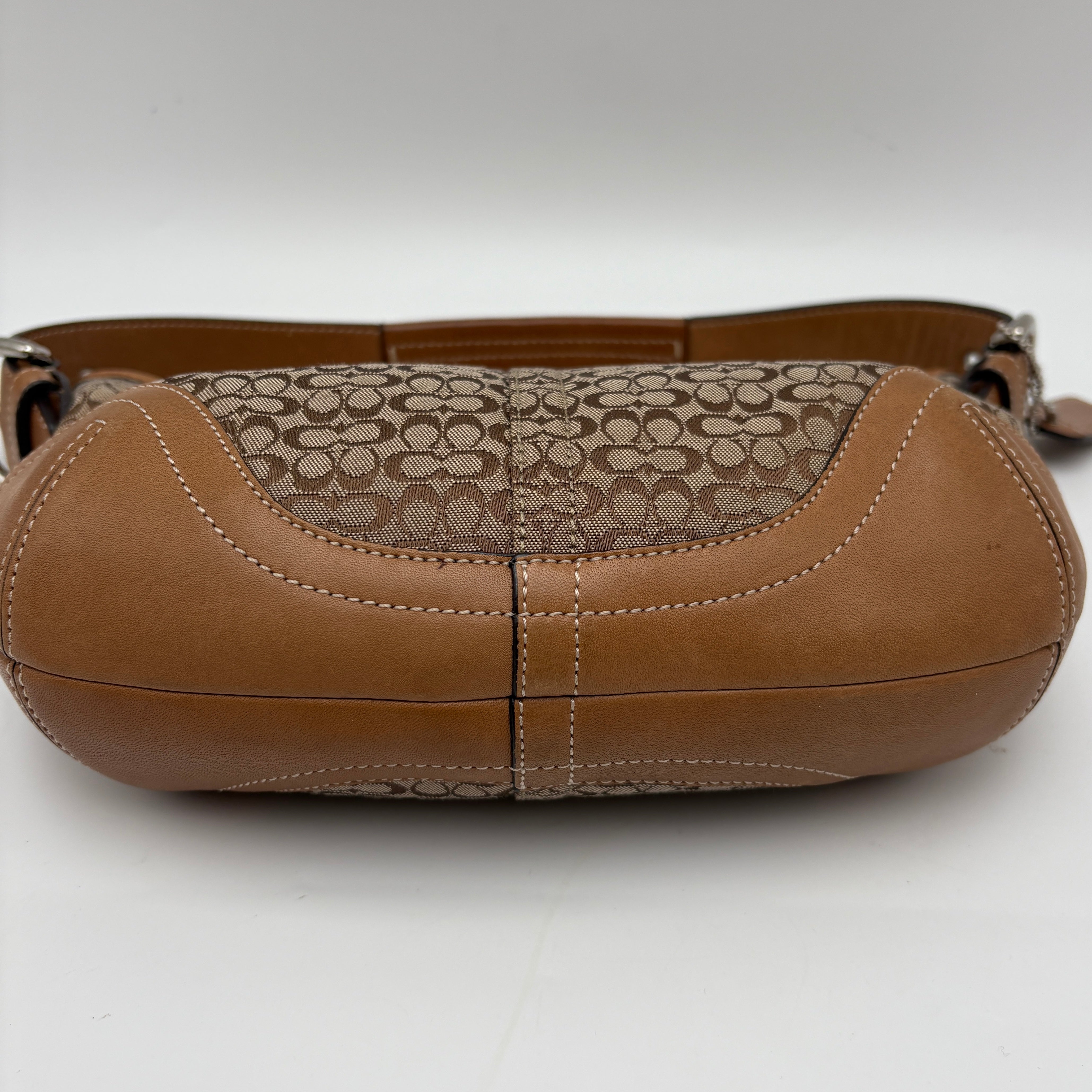 Coach signature shoulder bag