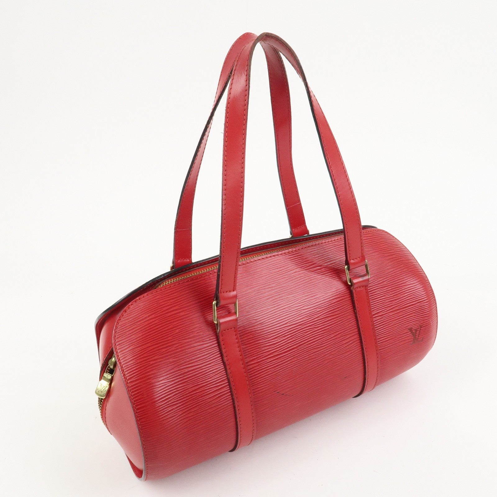 Louis Vuitton Epi Soufflot Hand Bag - Castillian Red, Epi Leather