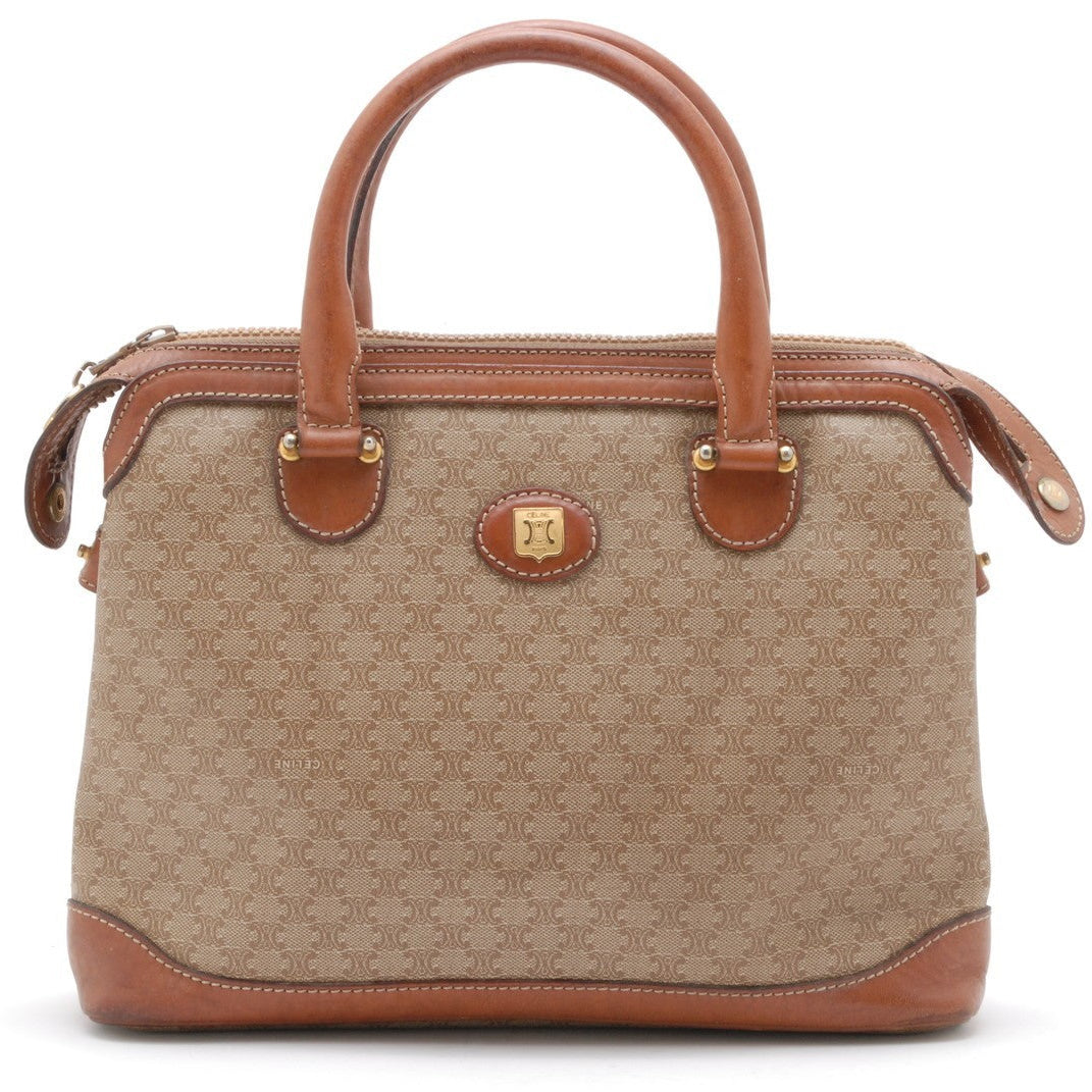 Celine Macadam Handbag - Brown, PVC