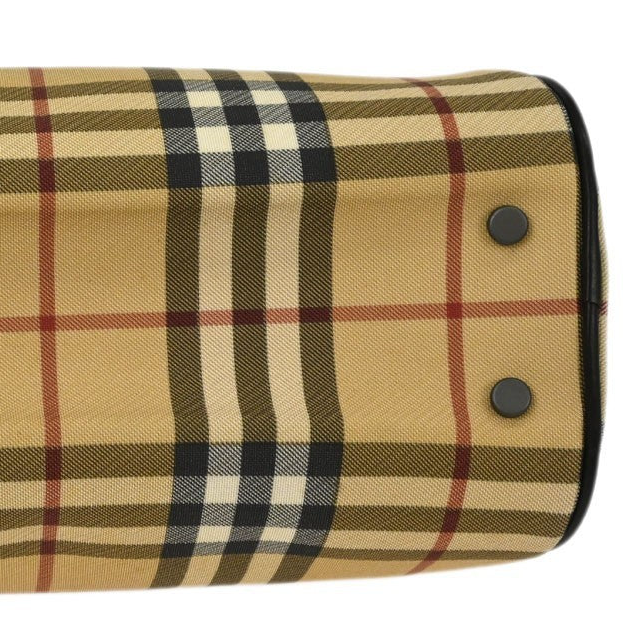 Burberry Check Handbag - Beige, PVC