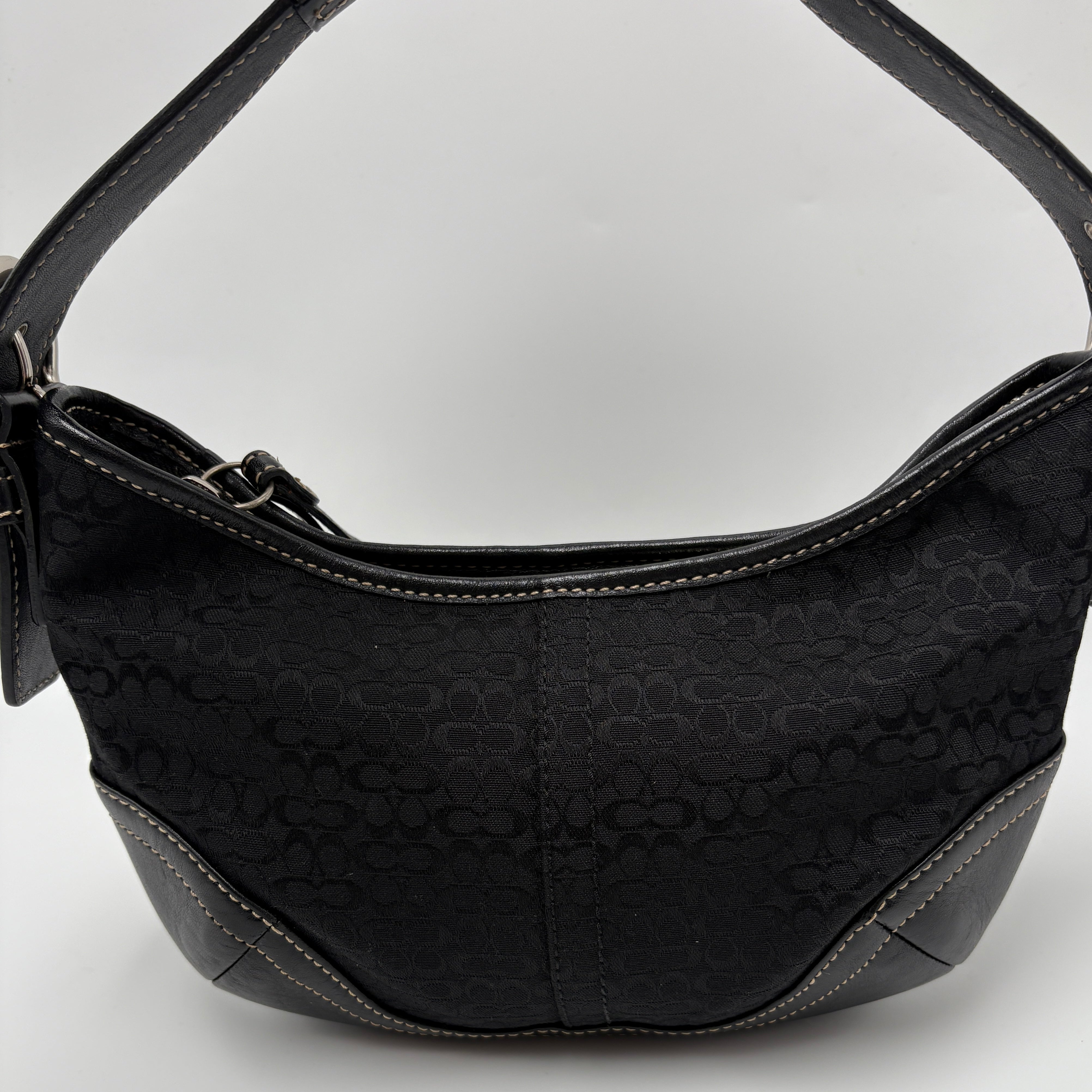 Coach signature shoulder bag