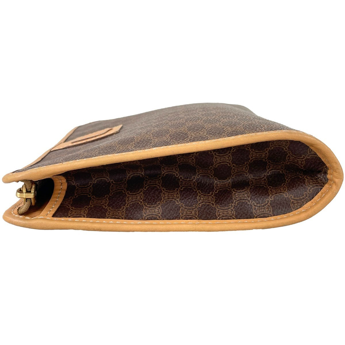Celine Macadam Clutch Bag - Brown, Leather PVC
