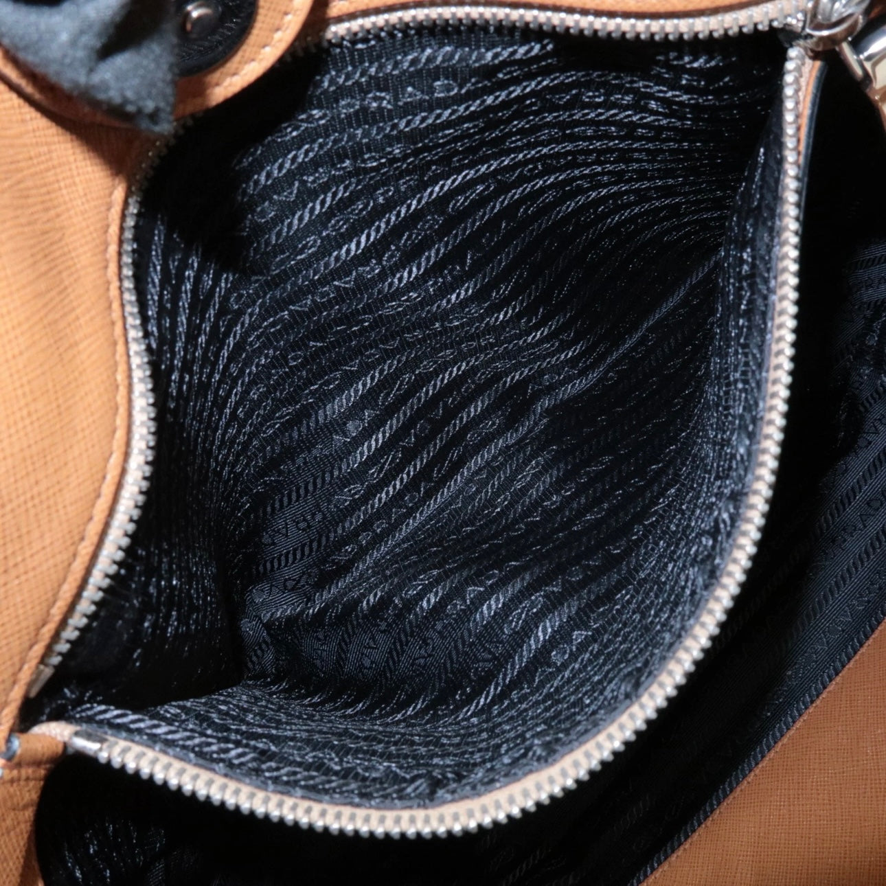 PRADA 2 way bag - Brown, Leather