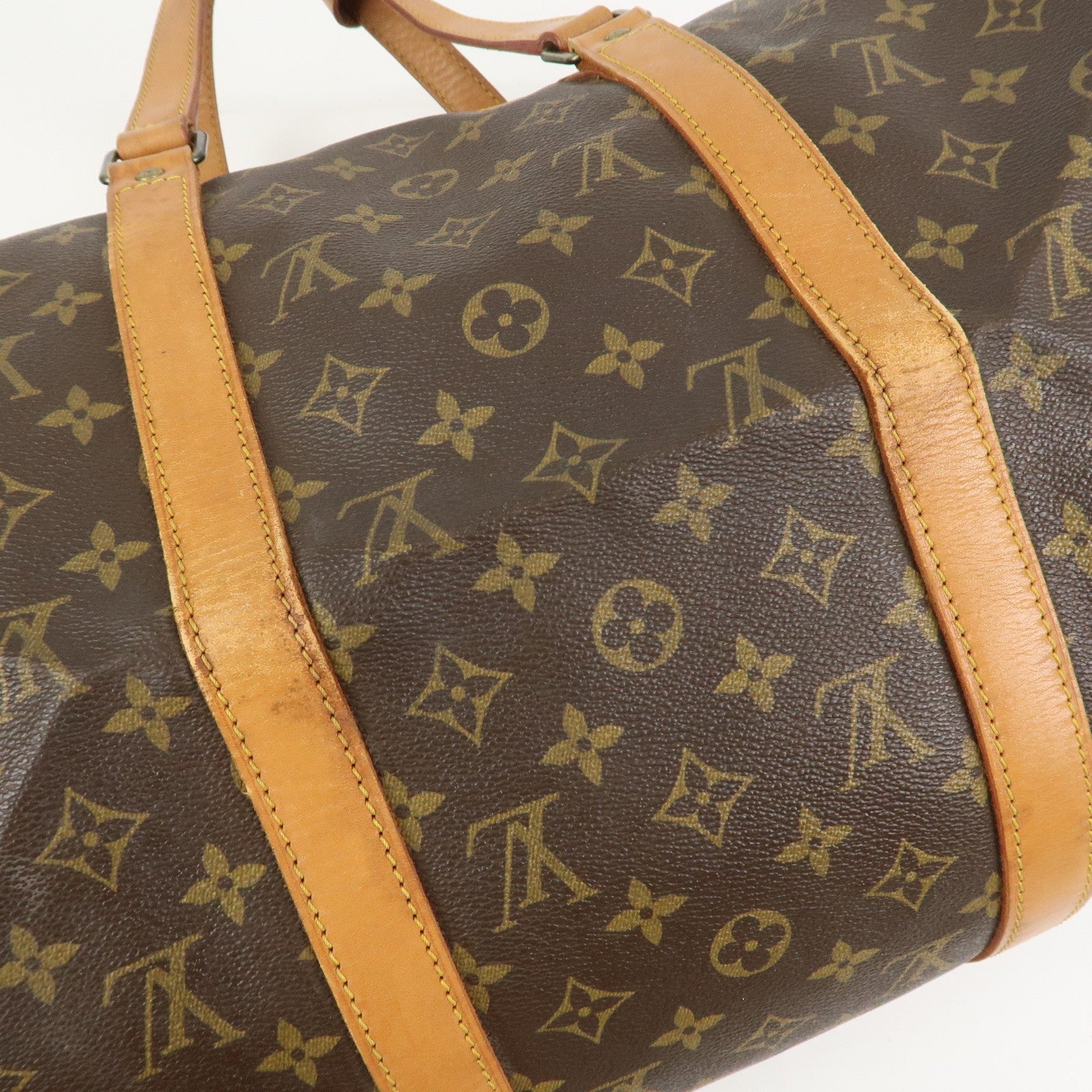 Louis Vuitton Monogram Sac Souple 45 Boston Bag - Brown, Monogram Canvas