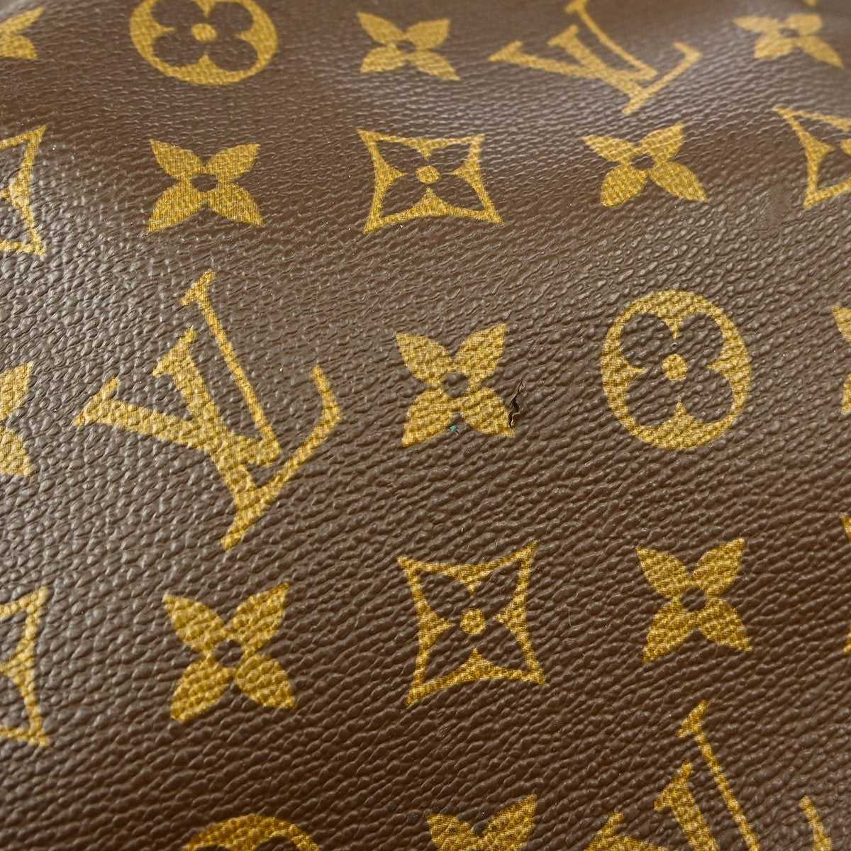 Louis Vuitton Monogram Keepall 55 Travel Duffle Handbag - Brown, Leather and Monogram Canvas