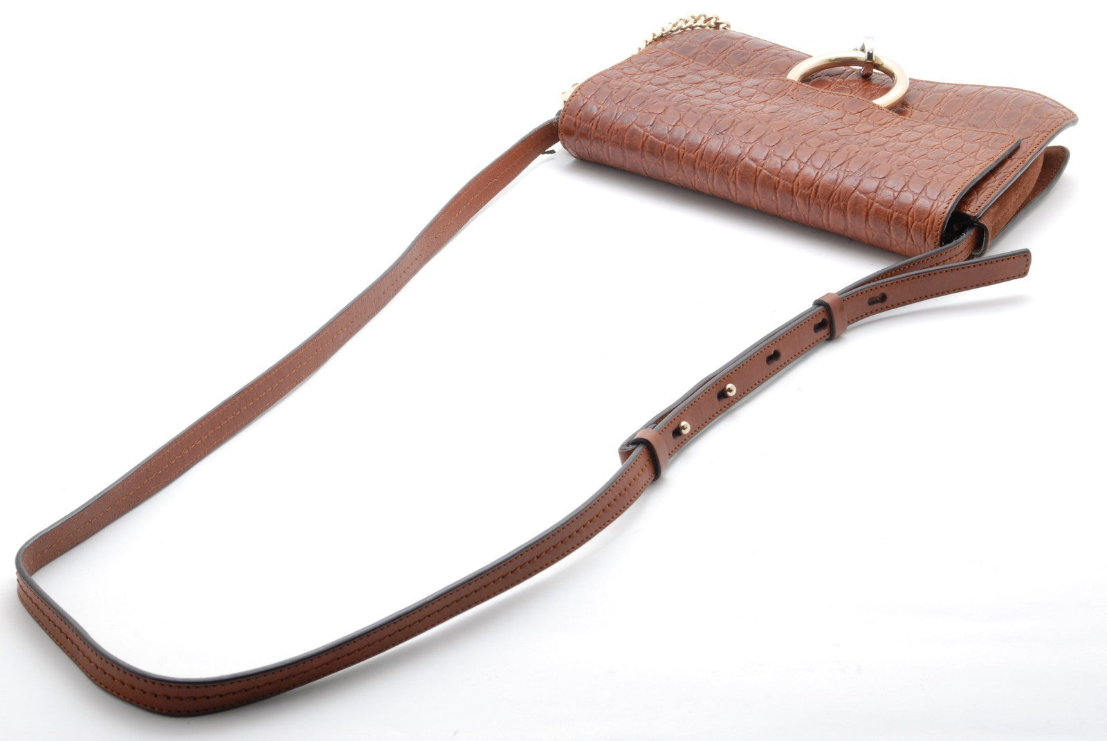 Chloé Faye Shoulder Bag - Brown, Leather