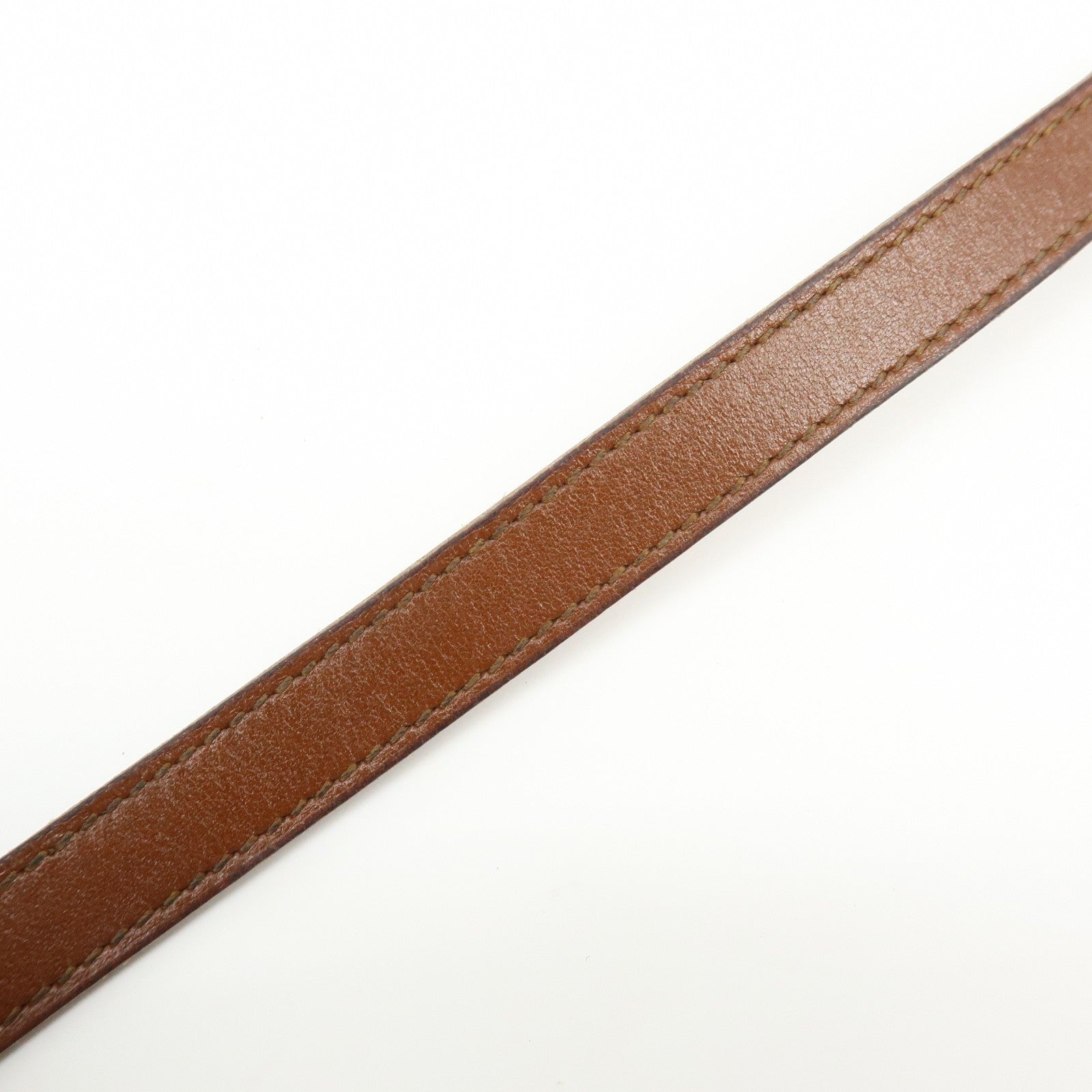 Hermès Kelly Double Tour Bracelet - Brown, Silver, Leather