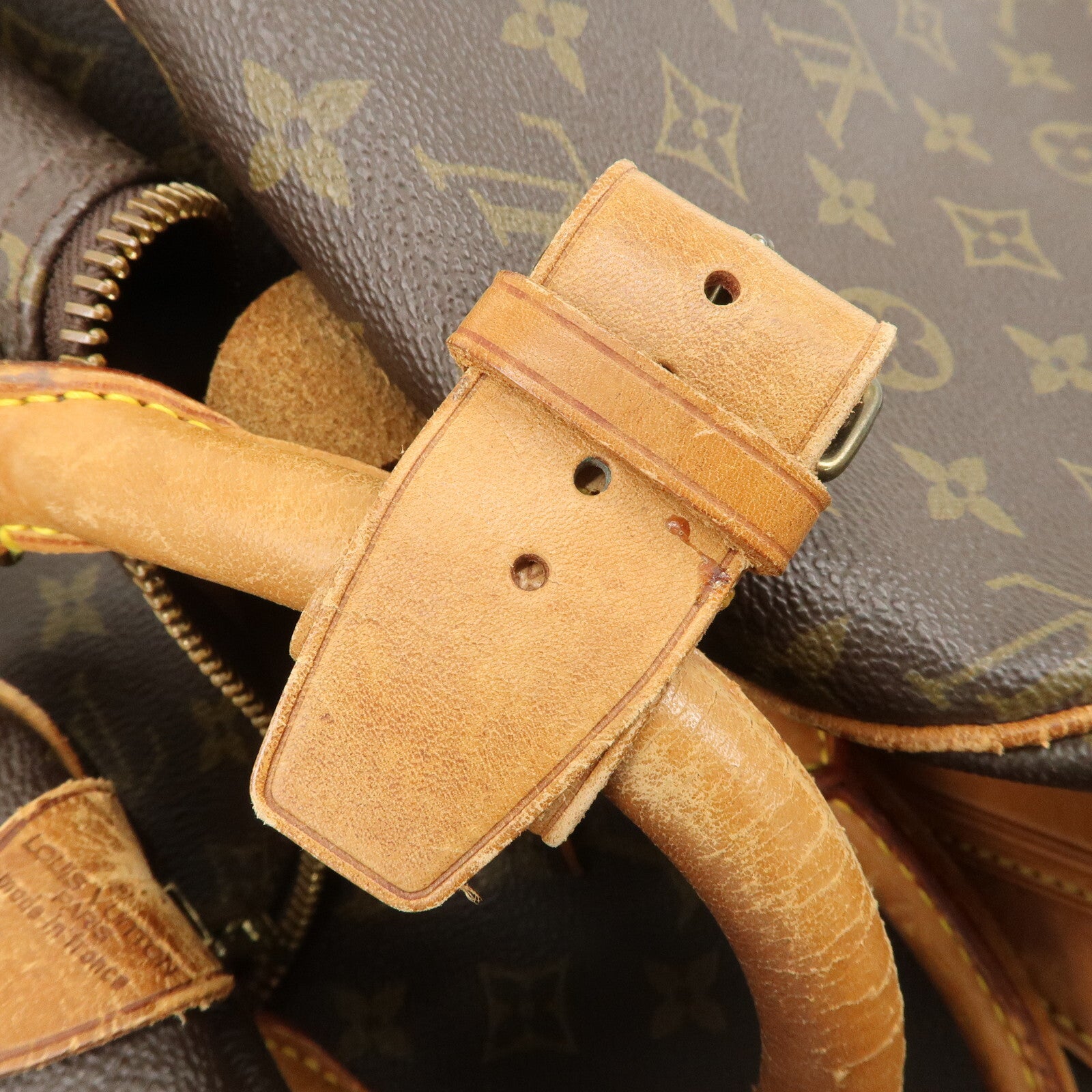 Louis Vuitton Monogram Keep All 50 Boston Bag - Brown, Monogram Canvas, Nume Leather