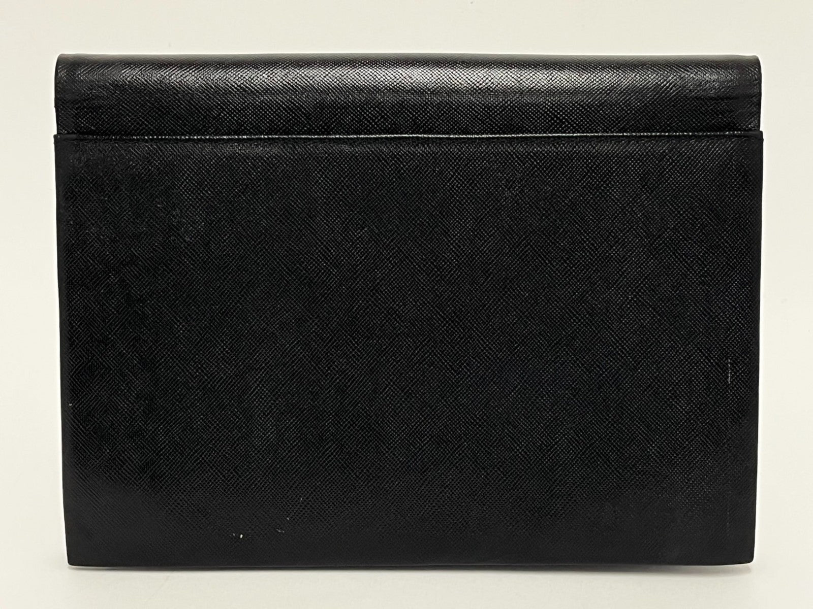Saint Laurent Clutch Second Bag - Black, Leather