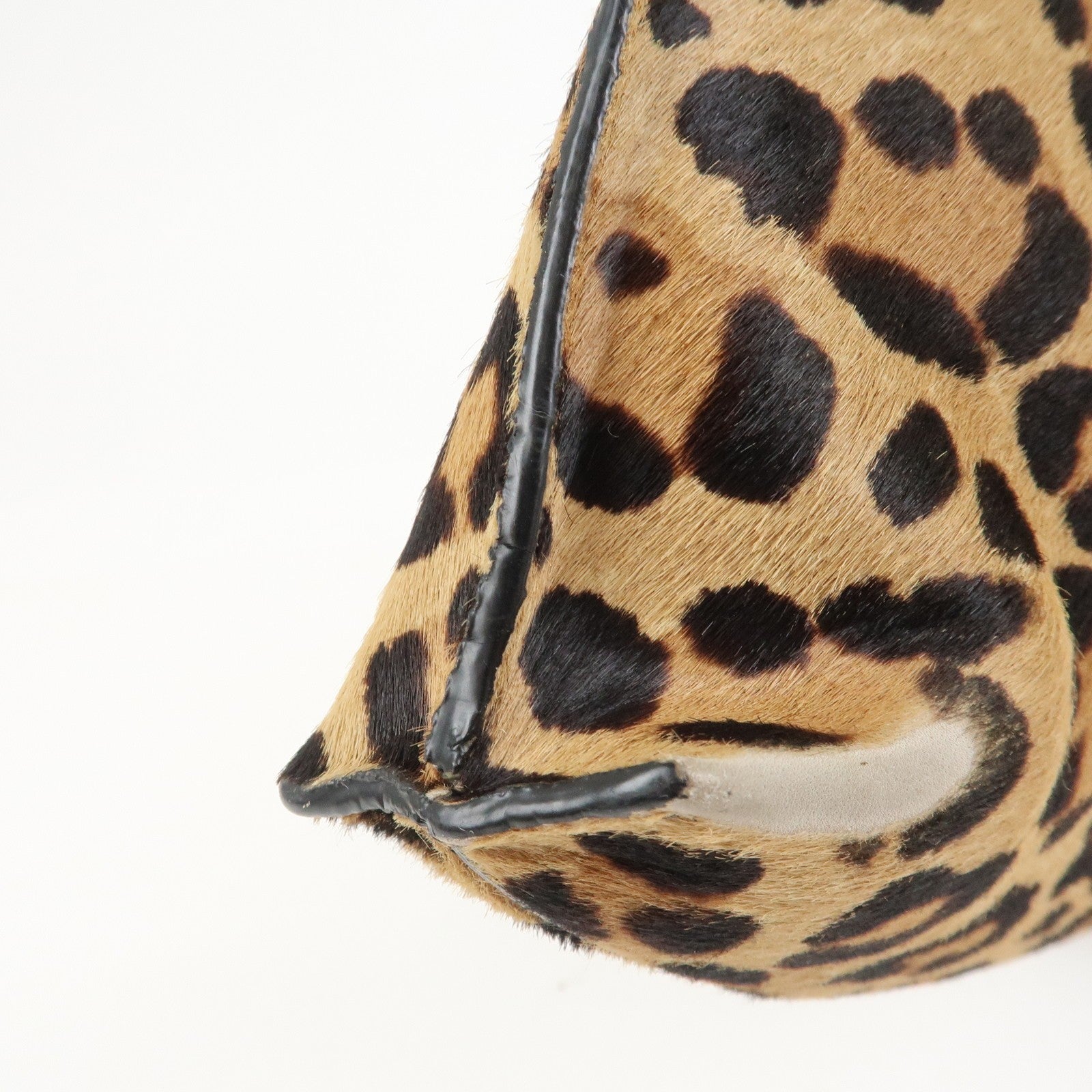 Loewe Anagram Logo Clutch Bag - Leopard, Unborn Calf Leather