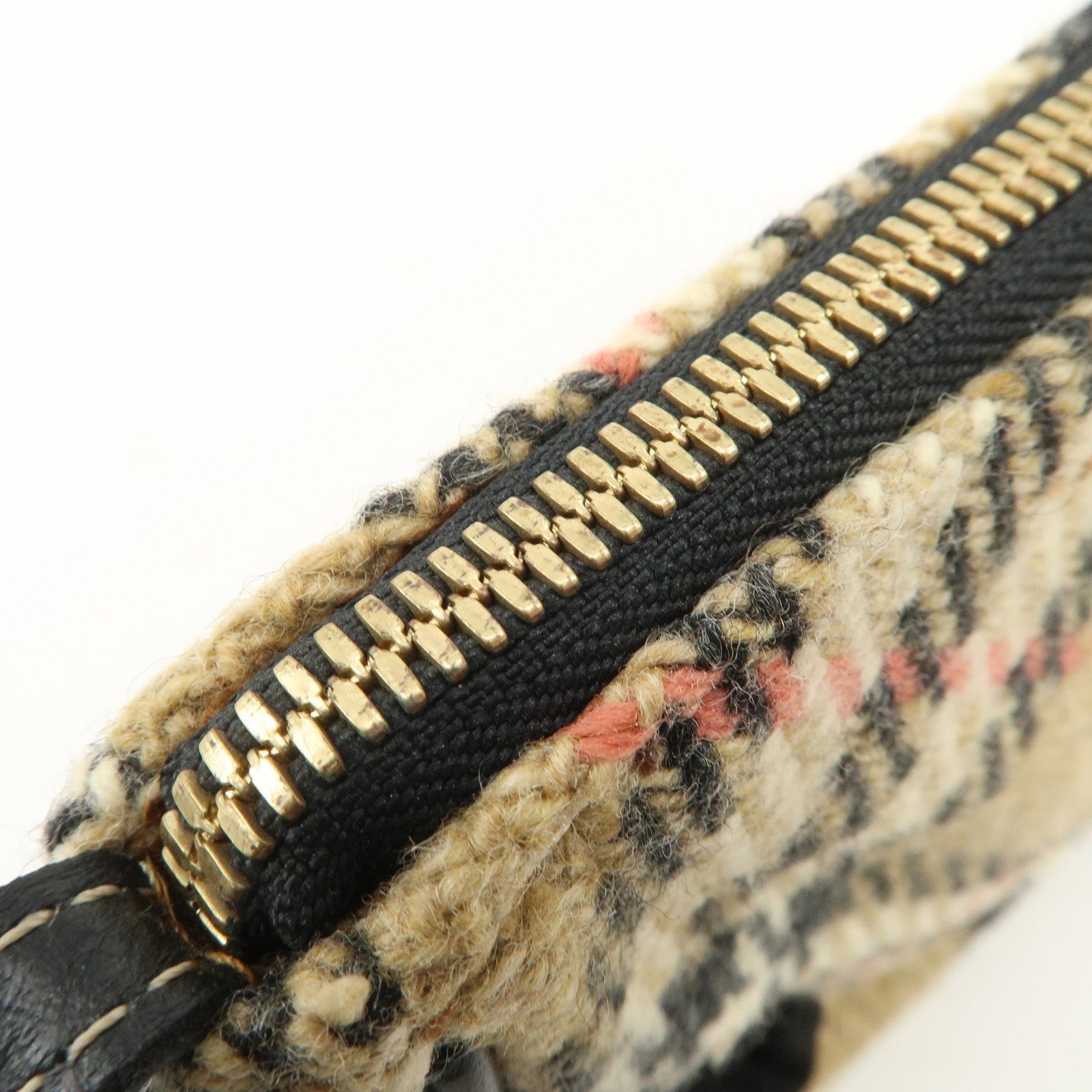 Burberry Nova Plaid Shoulder Bag - Beige, Black, Wool, Leather