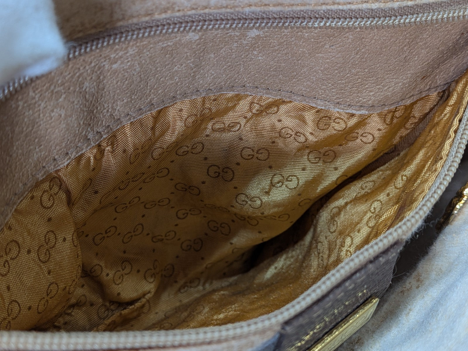 Gucci Vintage Shoulder Bag - Brown, PVC