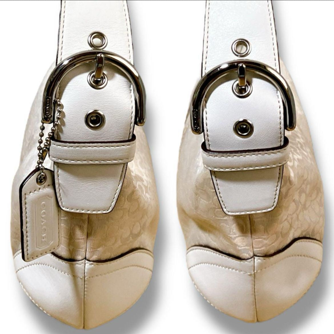 Coach Signature White Shoulder bag