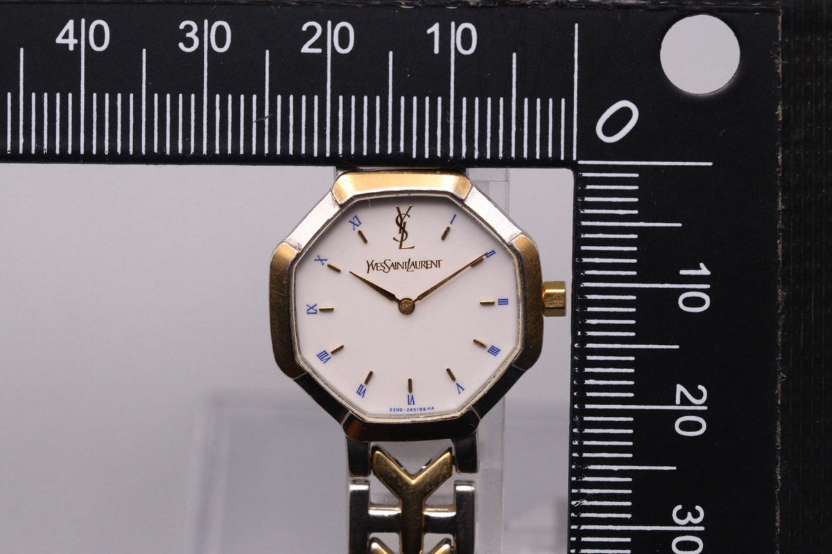 Yves Saint Laurent 2200-226313Y Watch - White, Stainless Steel