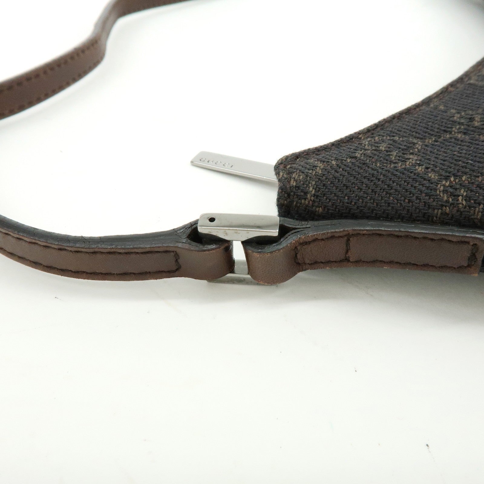 Gucci Shoulder Bag - Brown, Canvas and Leather