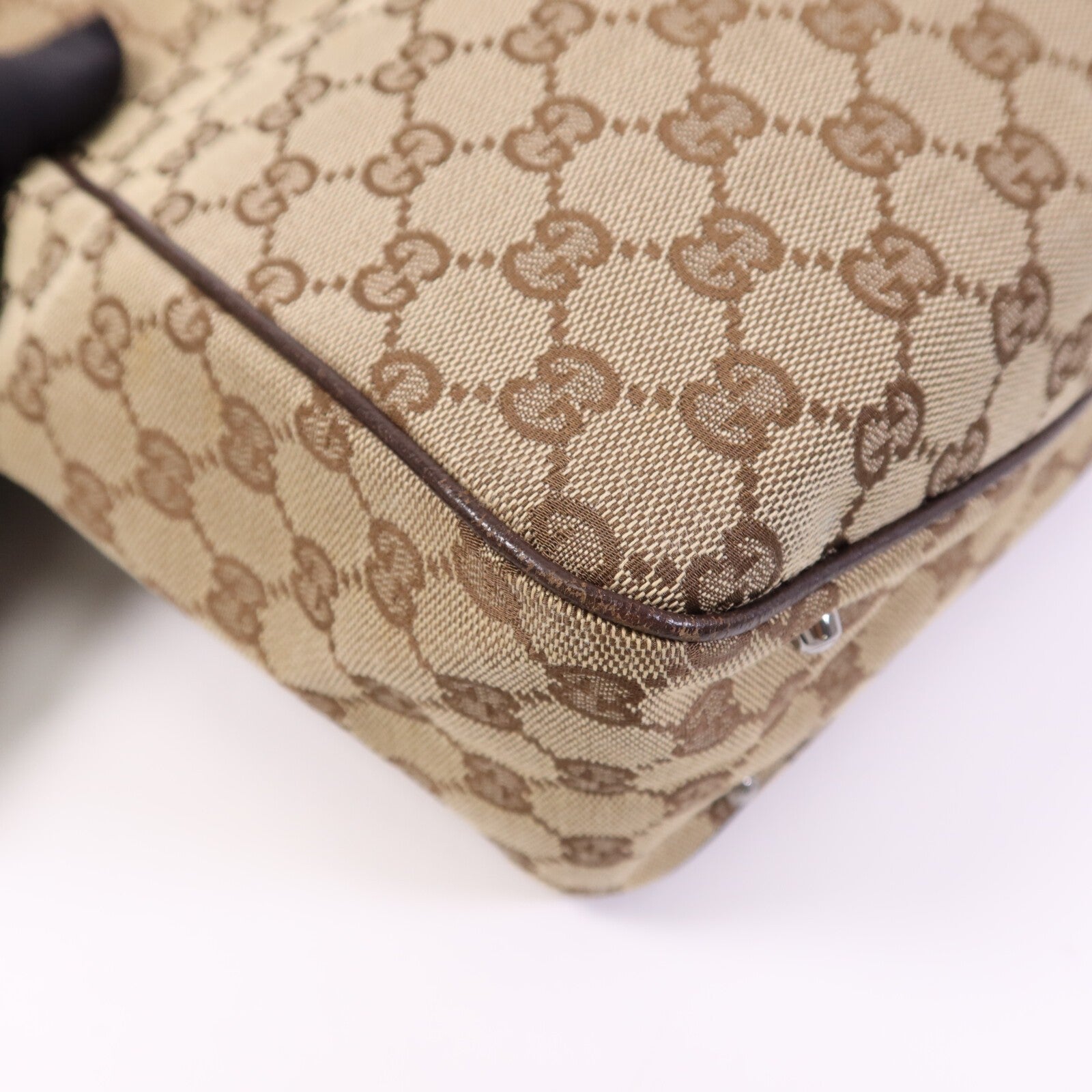 Gucci GG SHW Shoulder Bag - Beige, GG Canvas