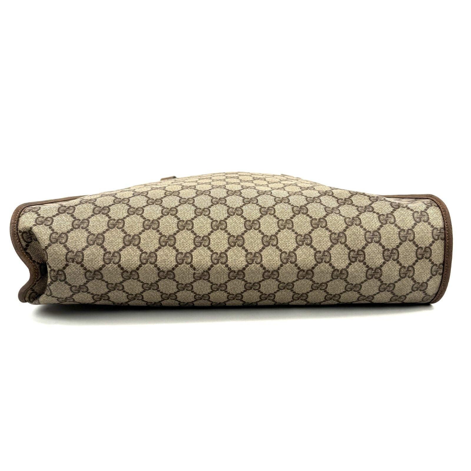 Gucci GG Supreme Tote Shoulder Bag - Brown, PVC