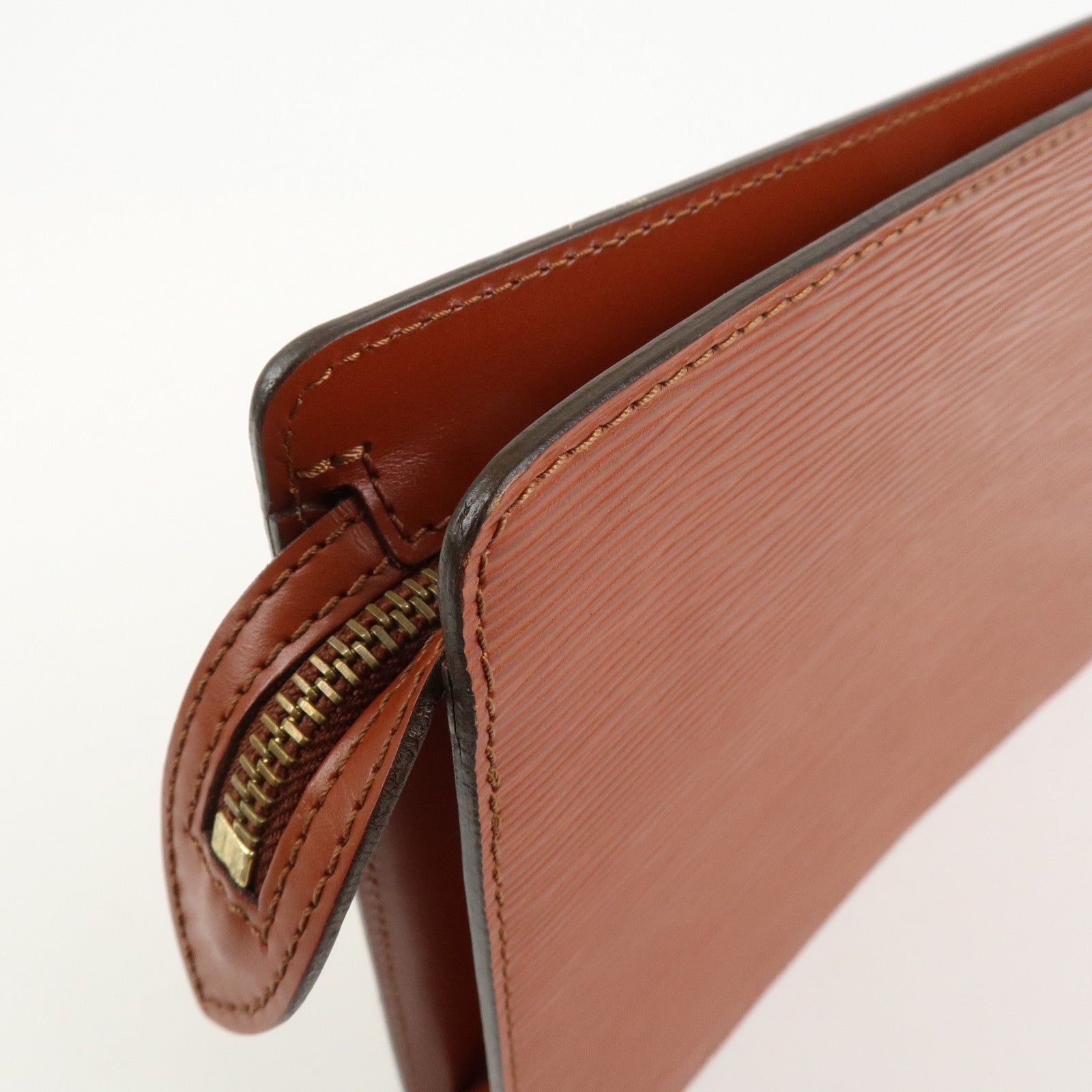 Louis Vuitton Epi Pochette Homme Clutch Bag - Kenya Brown, Epi Leather
