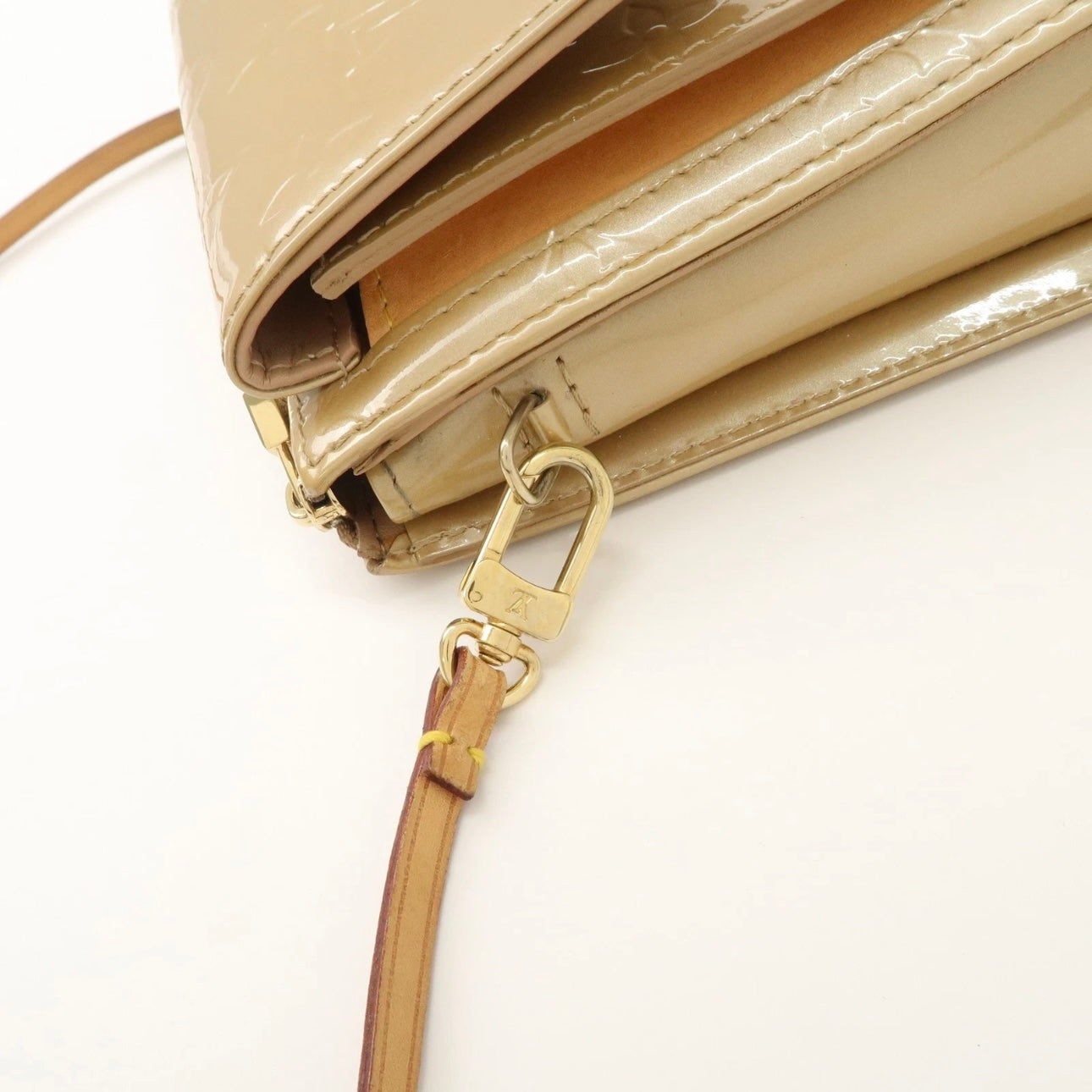 Louis Vuitton Monogram Vernis Motte Shoulder Bag Noisette