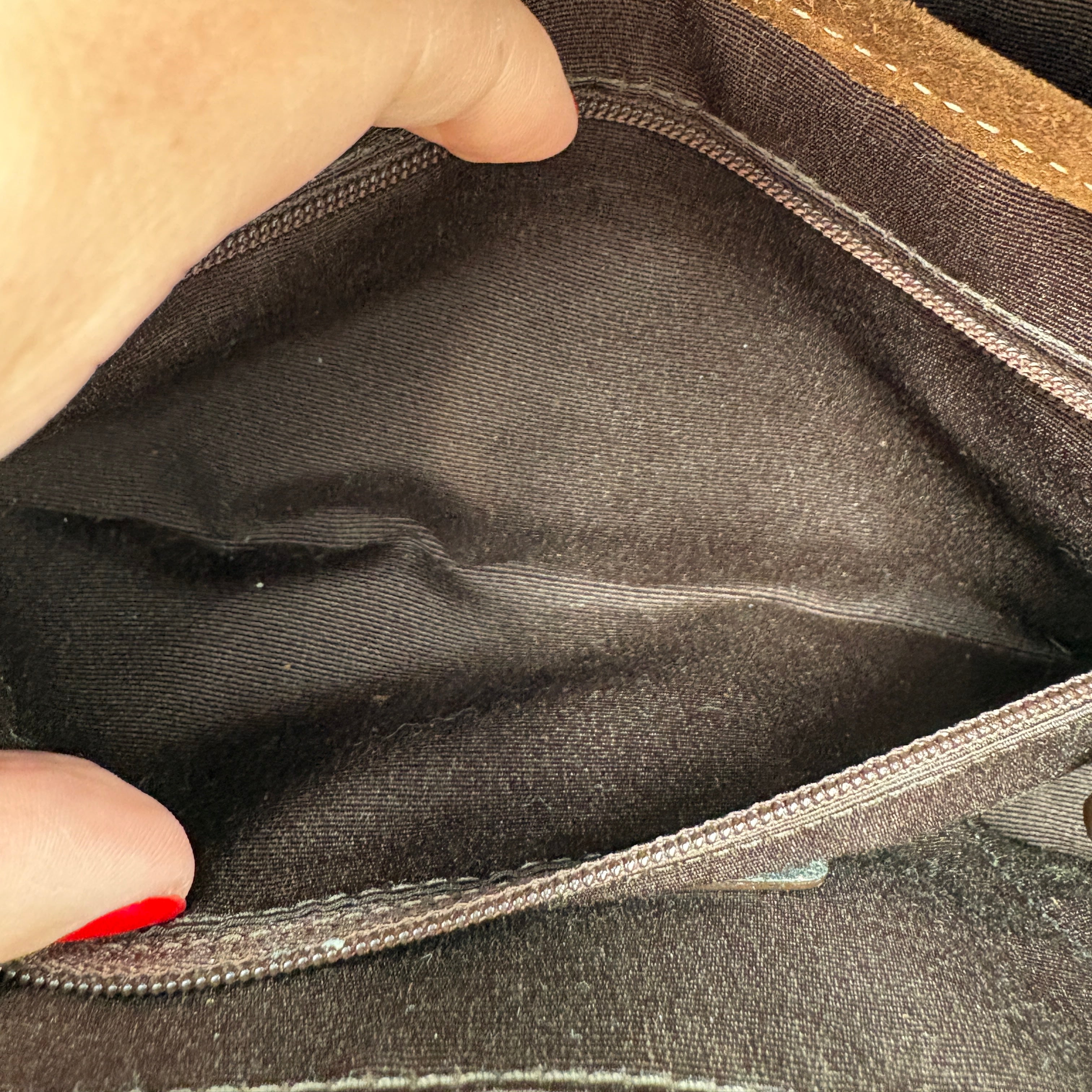 Coach Signature Suede bag