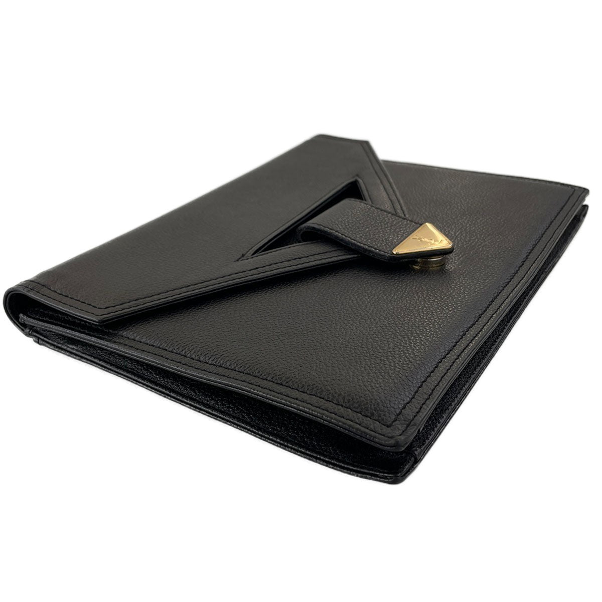 Saint Laurent Clutch Bag - Black, Leather