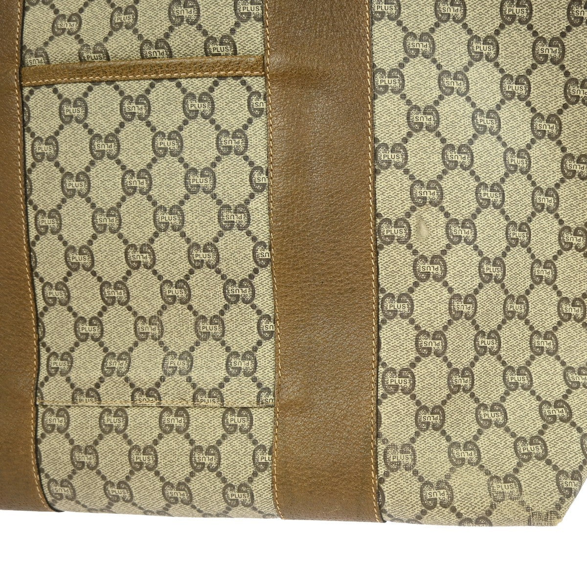 Gucci GG Tote Handbag - Beige, PVC