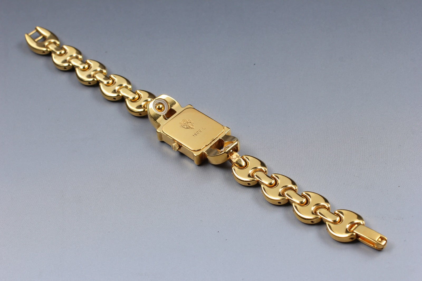 Gucci 1800L.2 Wristwatch - Gold, Stainless Steel, Leather