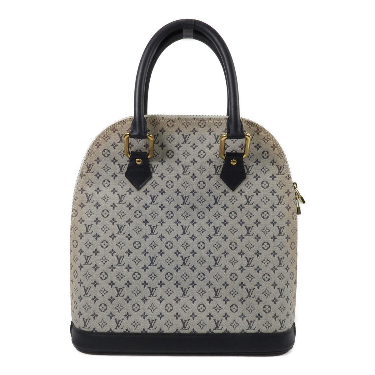 Louis Vuitton Alma Haut Handbag - Navy, Canvas