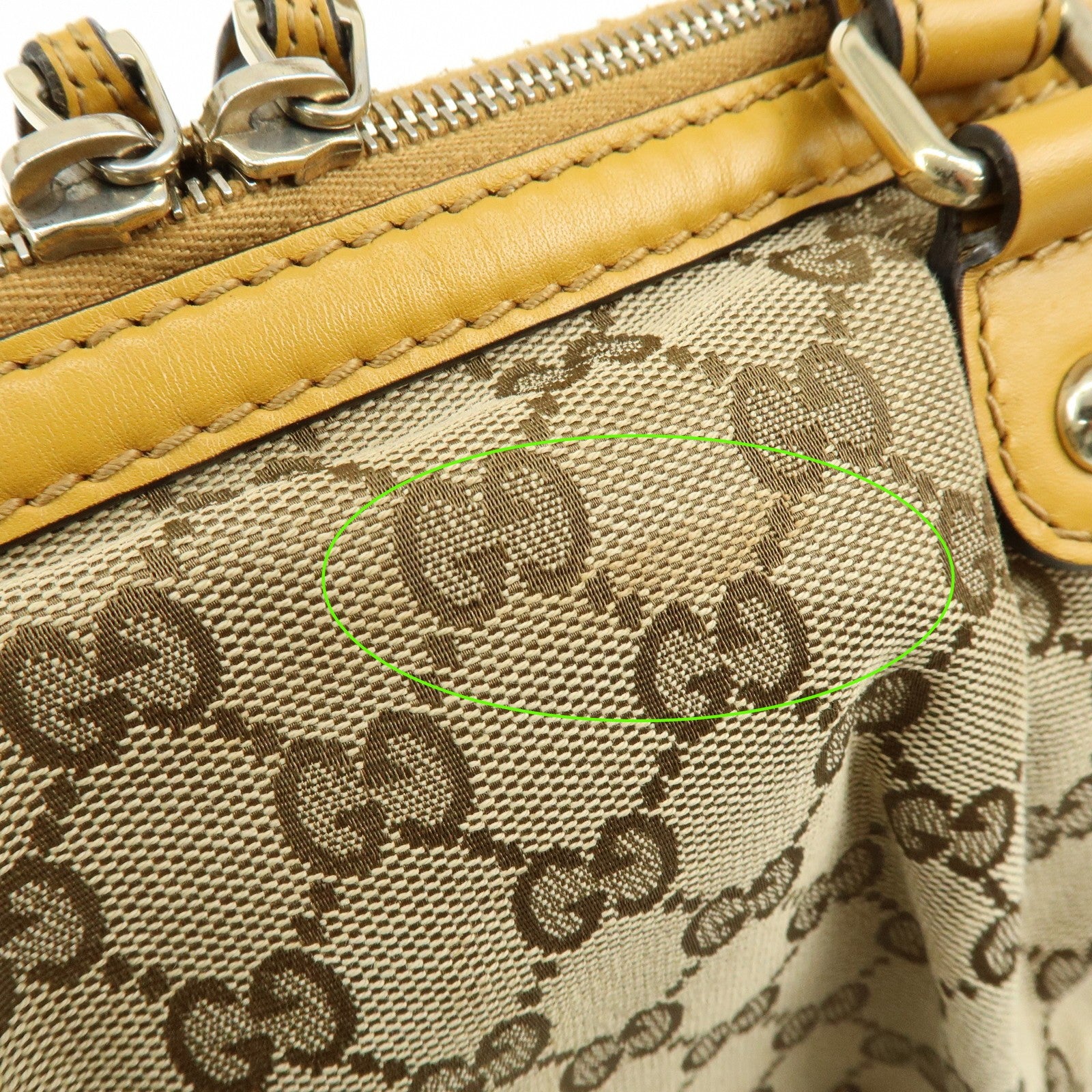 GUCCI Sukey Interlocking GG Canvas Leather 2Way Shoulder Bag