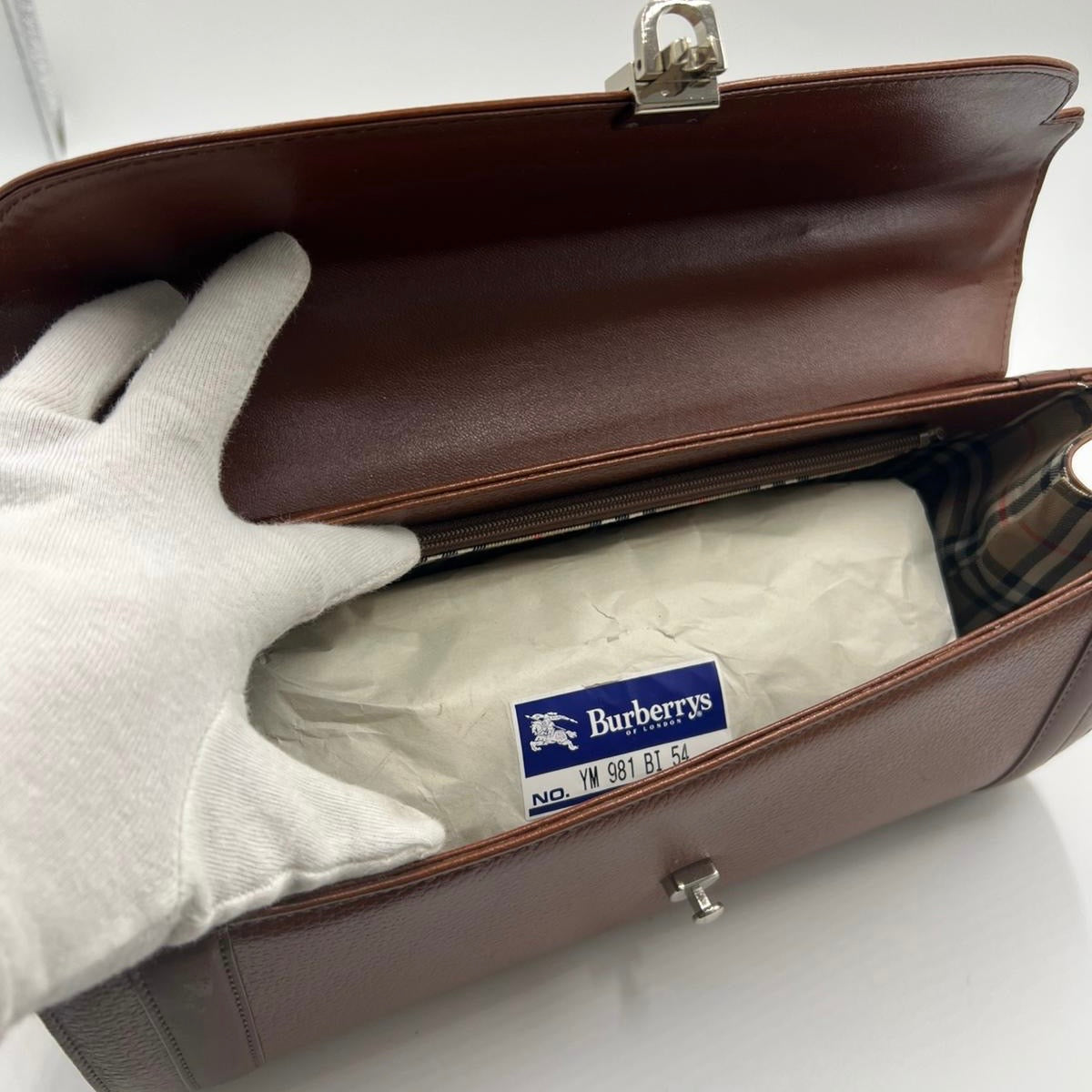 Burberry Leather Hand Bag
