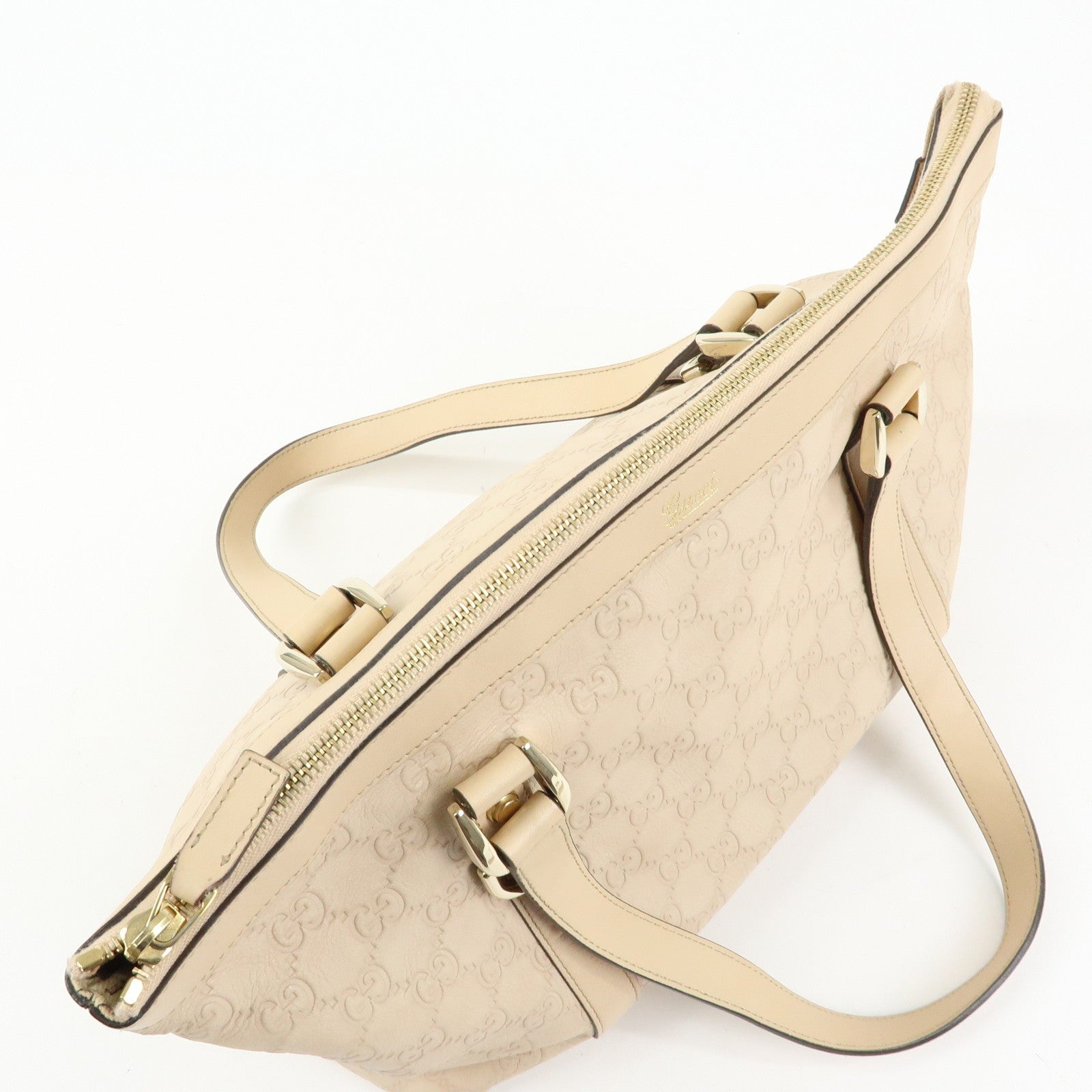 Gucci Abbey Tote Bag - Pink, Guccissima Leather